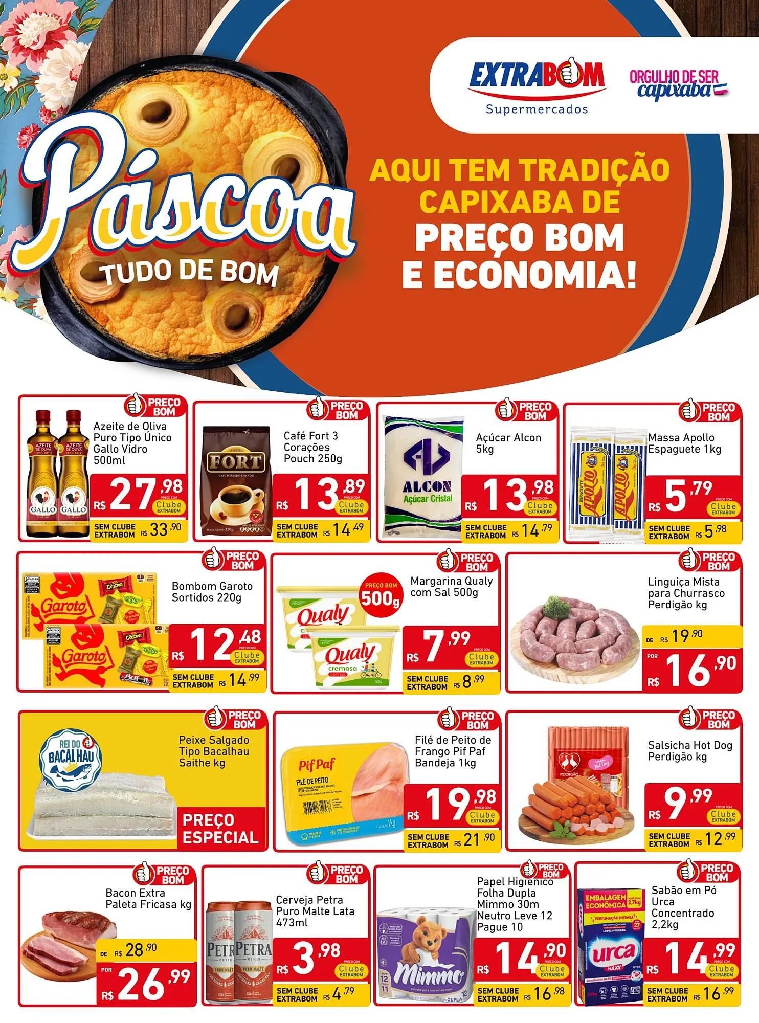 Encarte de Catálogo Extrabom Supermercados 23 de março até 31 de março 2026 - Pagina 1