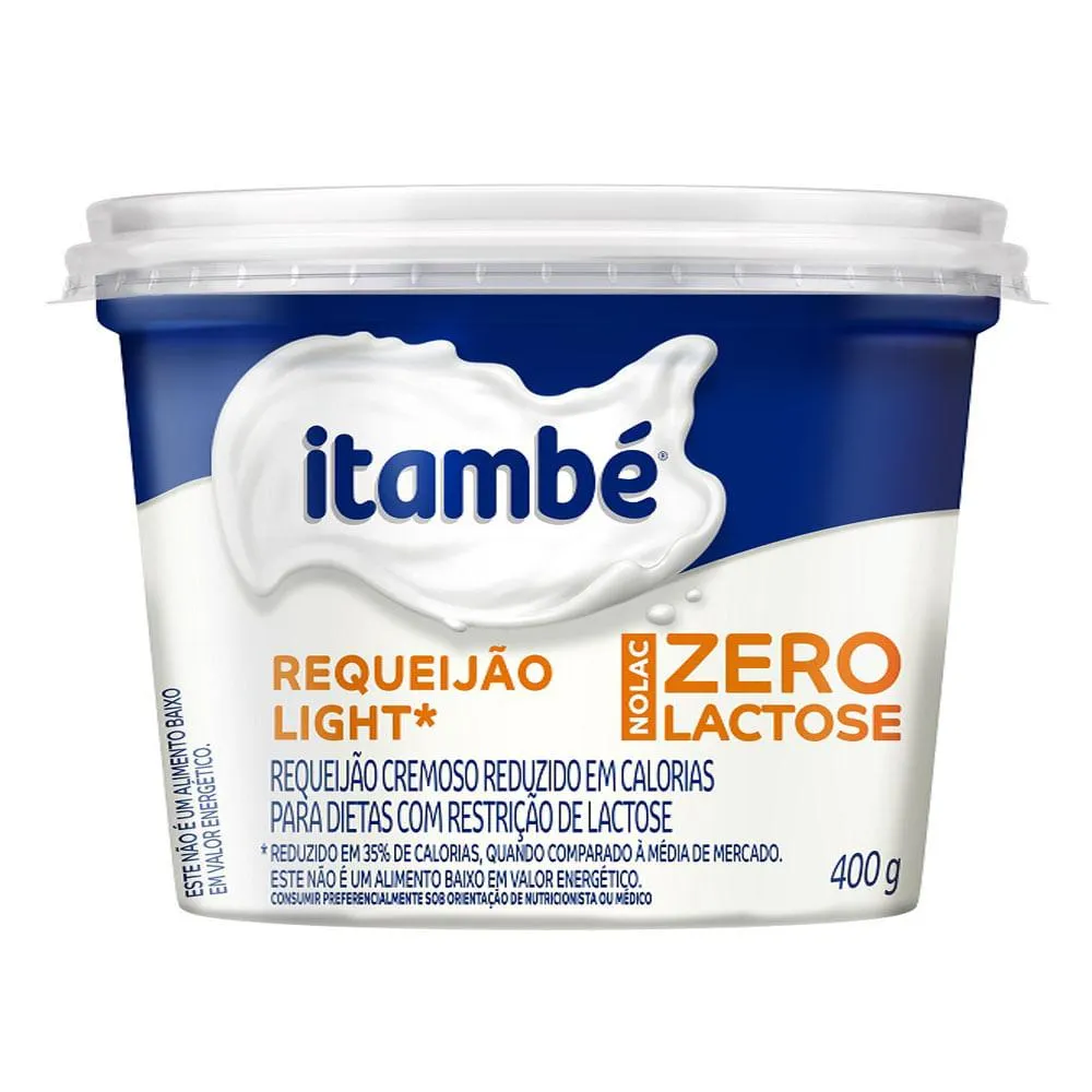 Requeijão Light Itambé Nolac Sem Lactose 400g