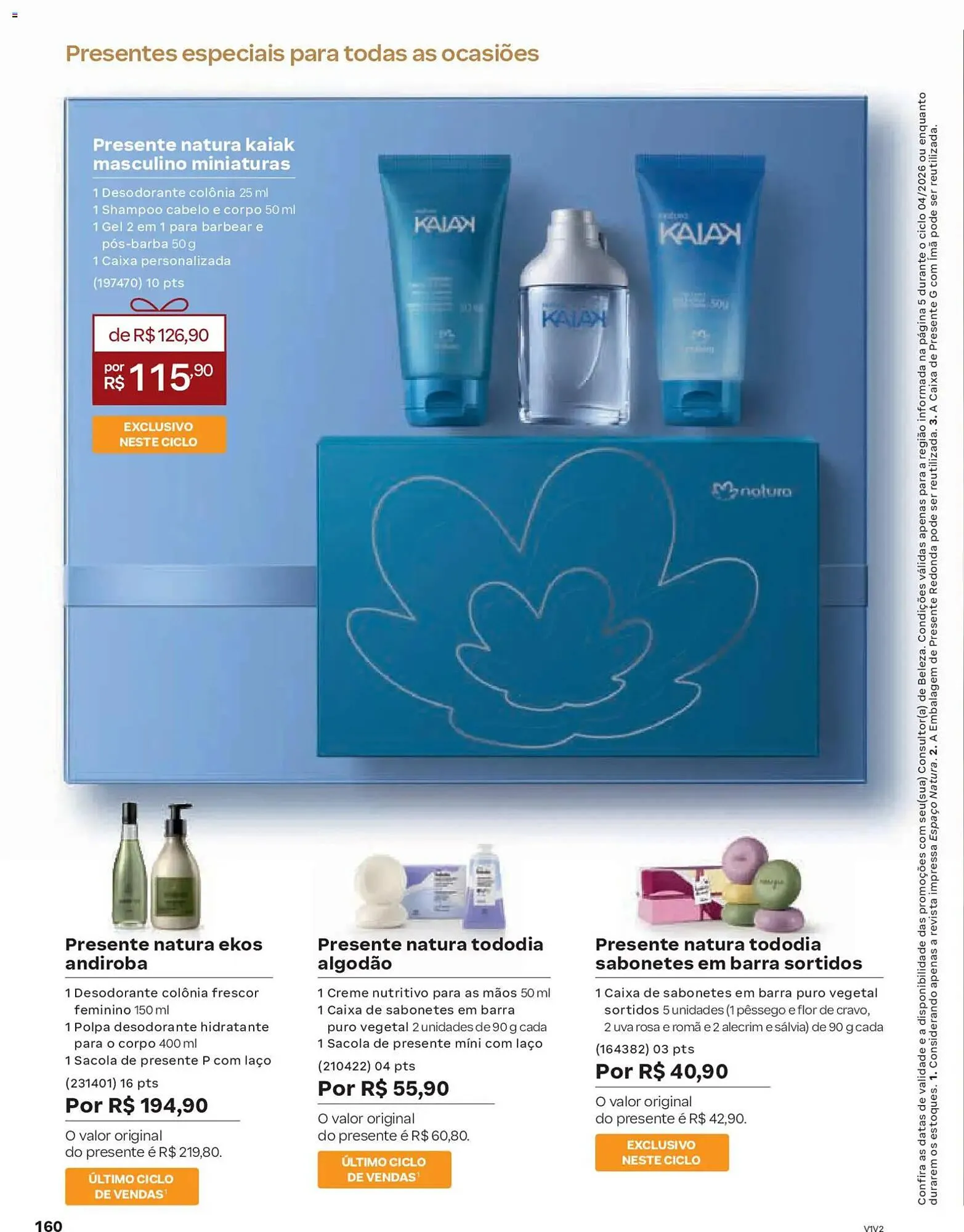 Encarte de Catálogo Natura 19 de fevereiro até 12 de março 2026 - Pagina 160