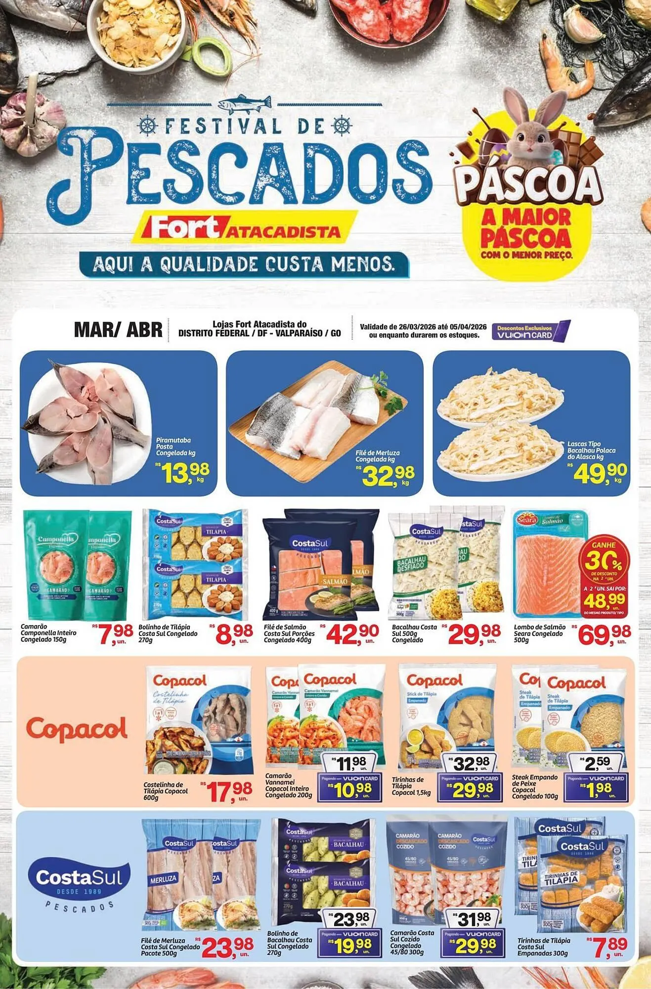 Encarte de Tabloide Fort Atacadista 26 de março até 5 de abril 2026 - Pagina 1