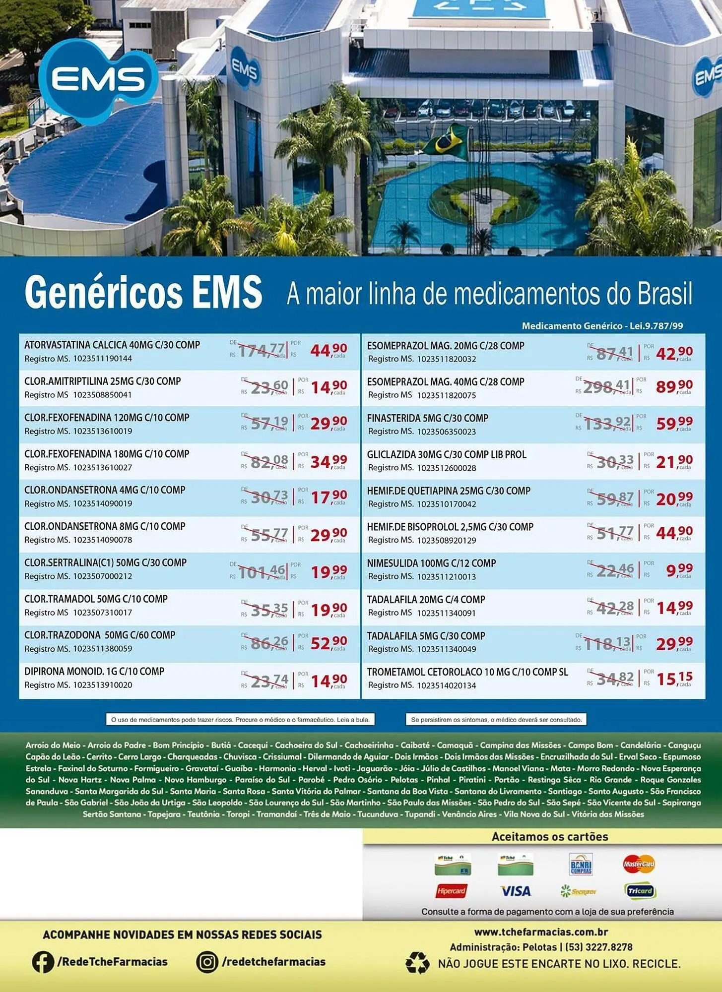 Encarte de Catálogo Tchê Farmácias 1 de julho até 31 de julho 2025 - Pagina 8