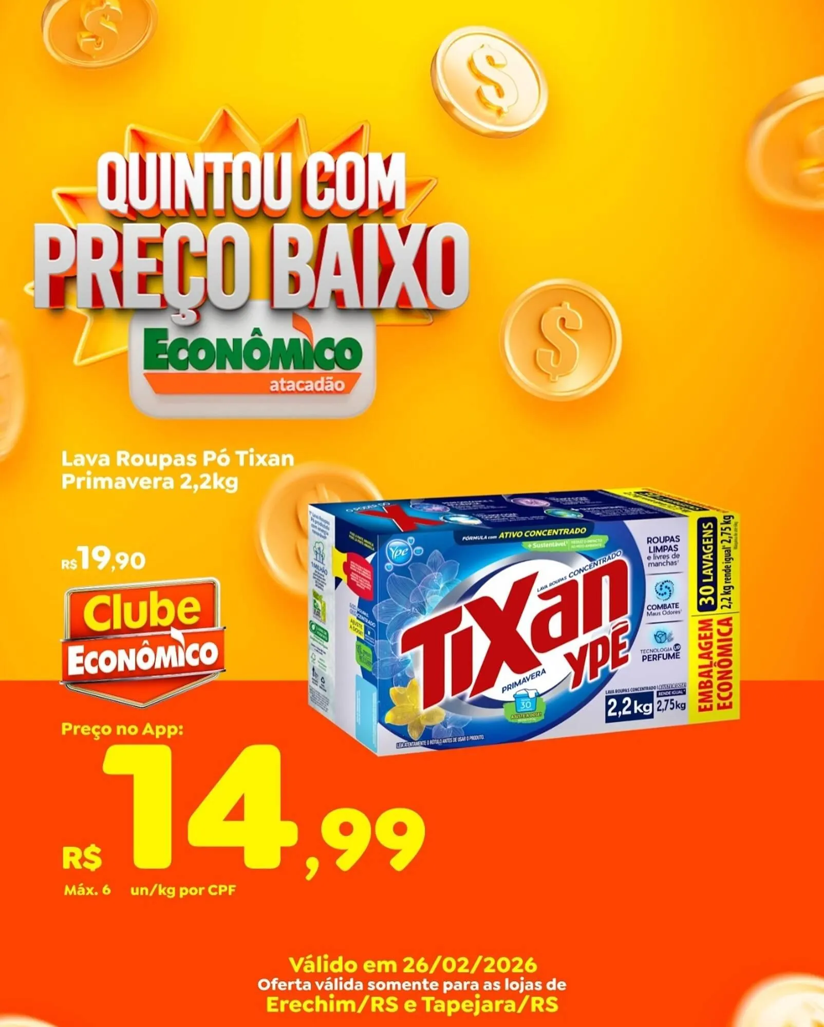 Encarte de Catálogo Econômico Atacadão 26 de fevereiro até 26 de fevereiro 2026 - Pagina 3