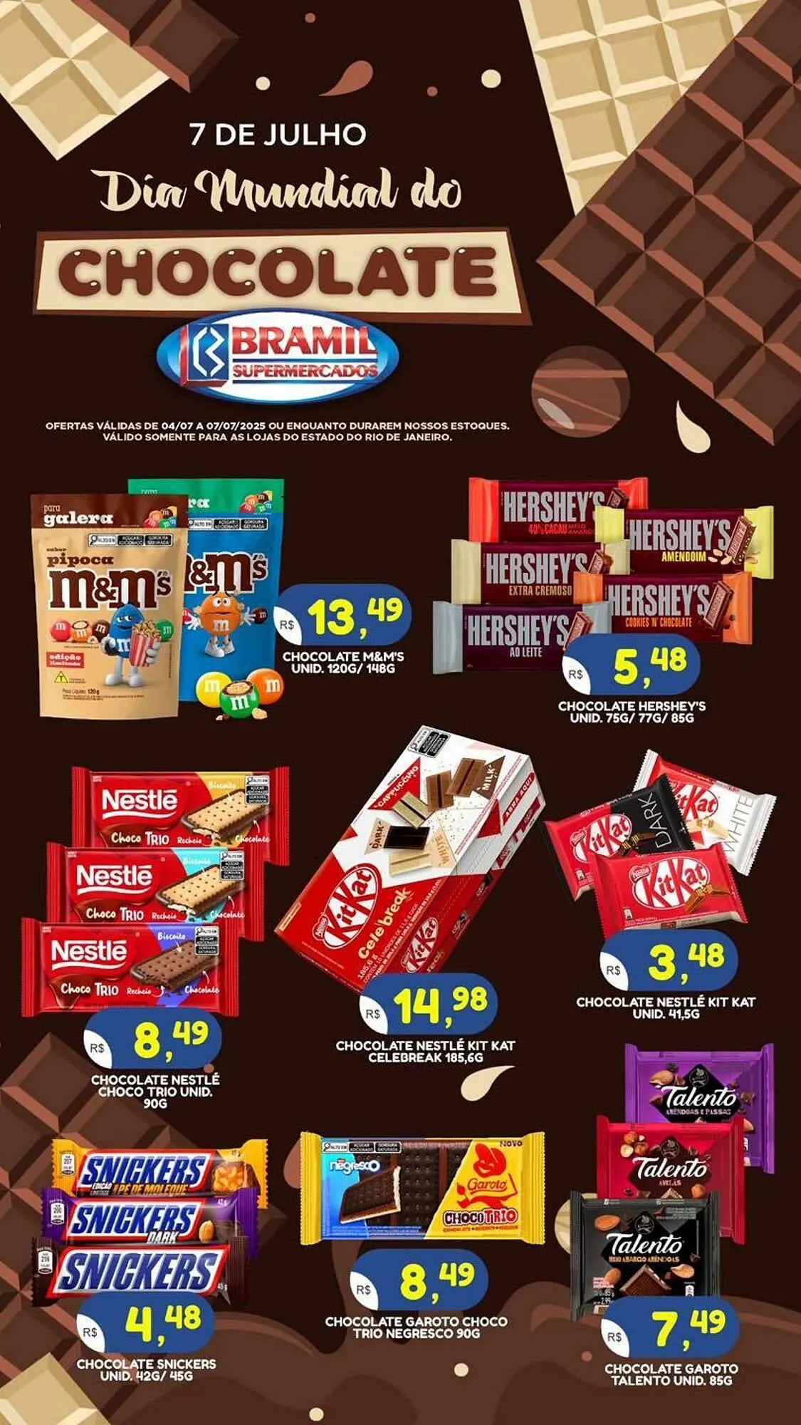 Encarte de Catálogo Bramil Supermercados 4 de julho até 7 de julho 2025 - Pagina 1