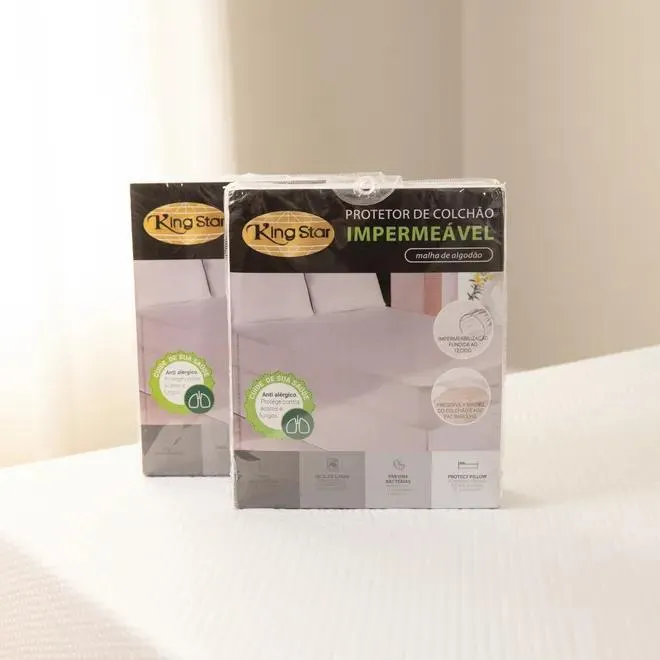 Protetor de Colchão Impermeável de Malha