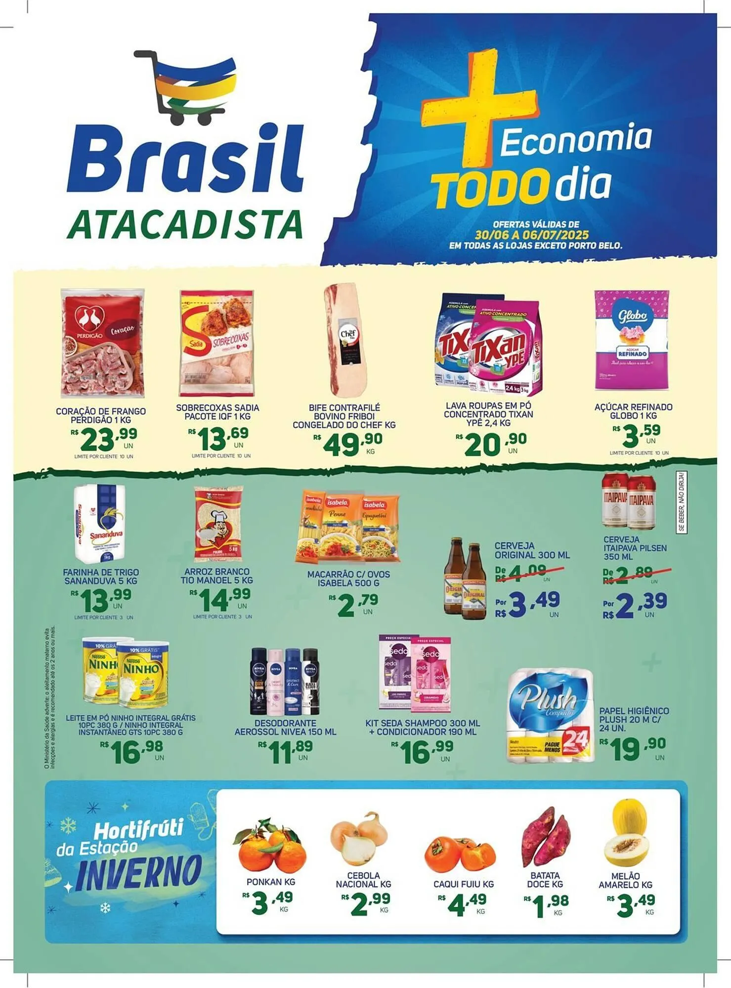 Encarte de Catálogo Brasil Atacadista 30 de junho até 6 de julho 2025 - Pagina 1
