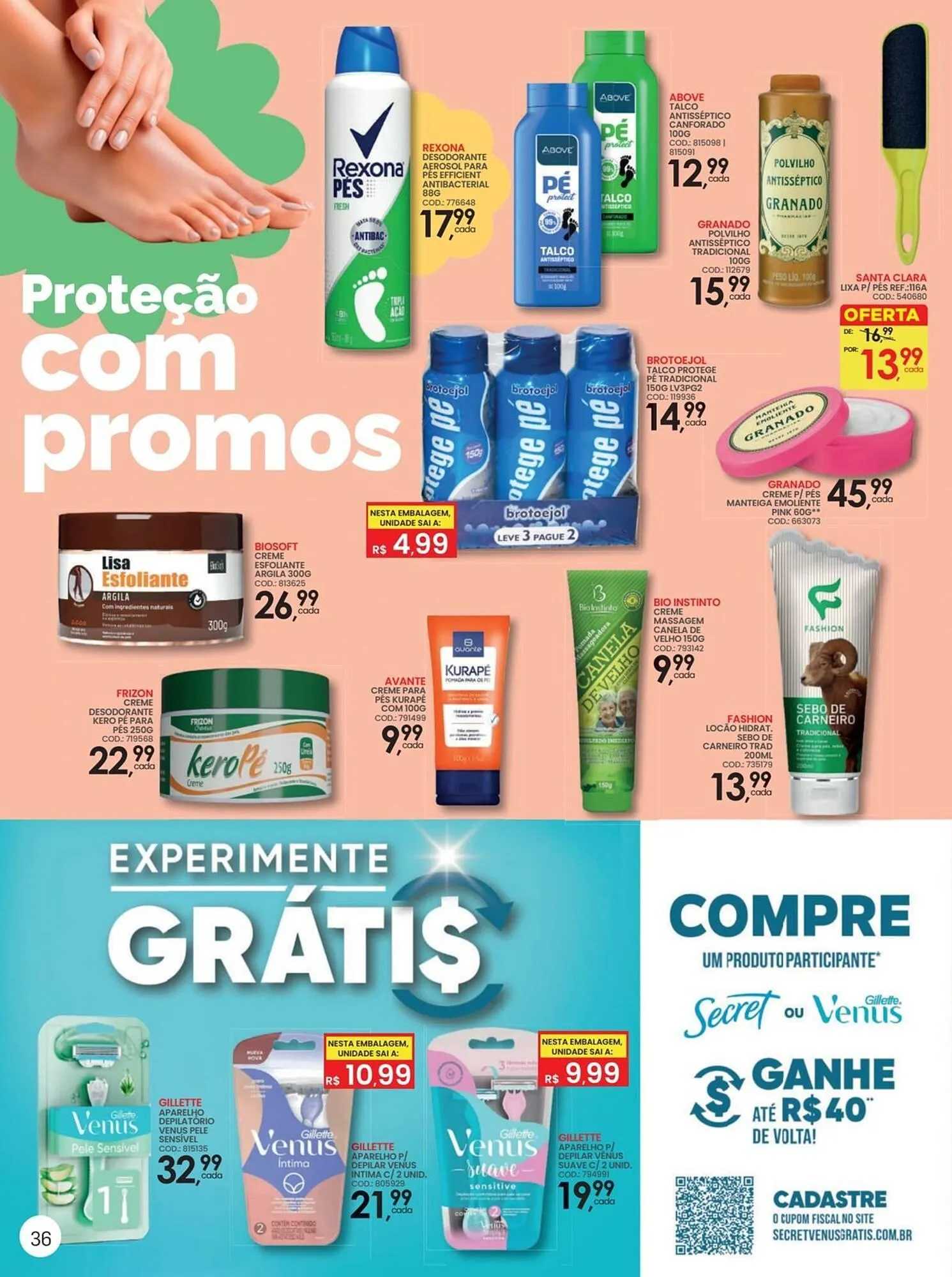 Encarte de Folheto Lojas Rede 5 de setembro até 30 de setembro 2025 - Pagina 36