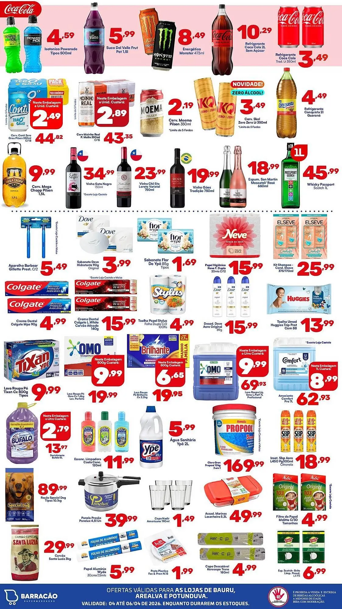 Encarte de Catálogo Barracão Supermercado 4 de abril até 6 de abril 2026 - Pagina 4