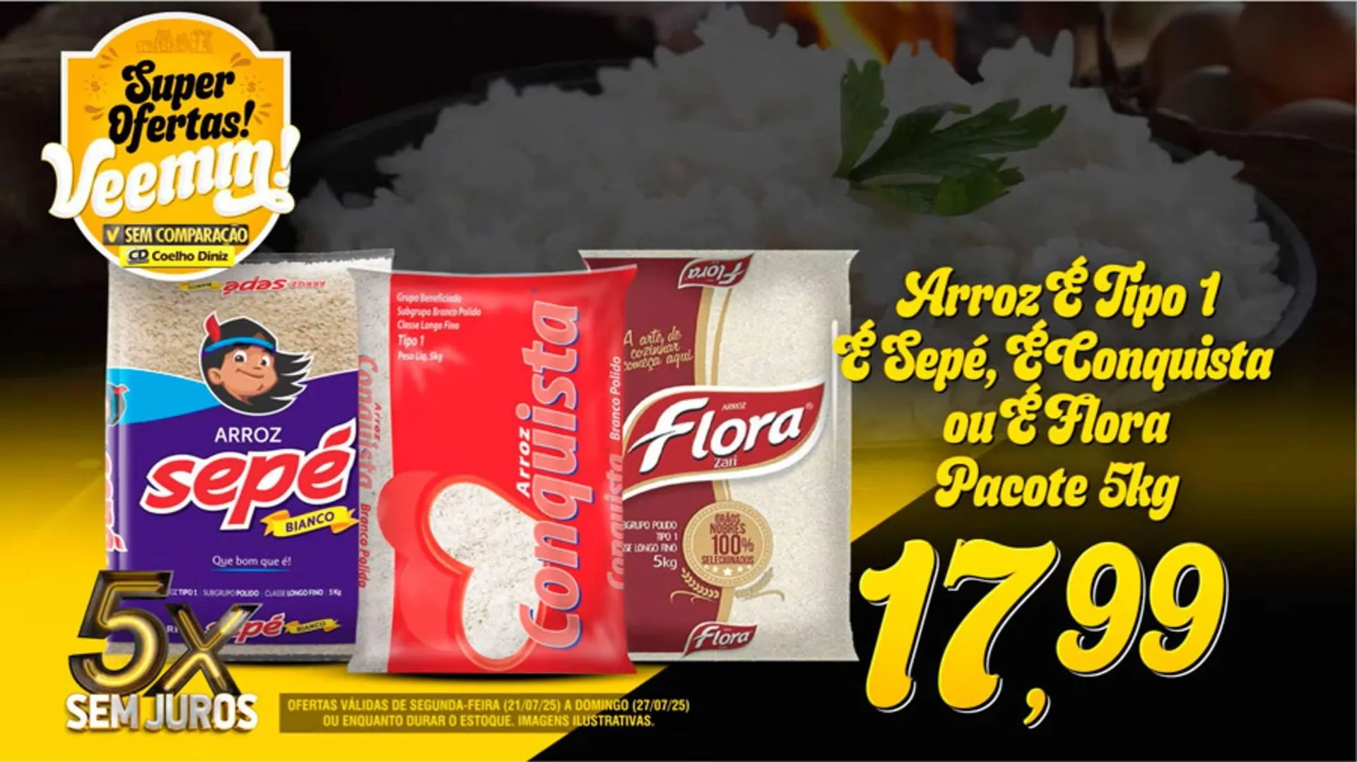 Encarte de Catálogo Coelho Diniz 21 de julho até 27 de julho 2025 - Pagina 1