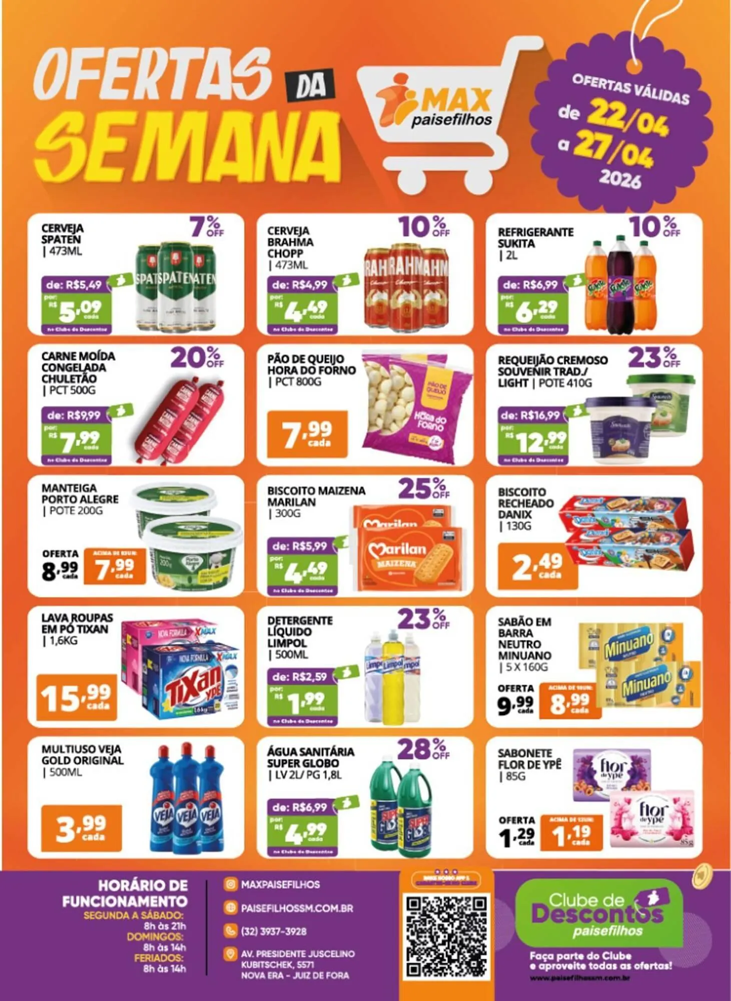 Encarte de Catálogo Pais e Filhos Supermercados 22 de abril até 27 de abril 2026 - Pagina 2