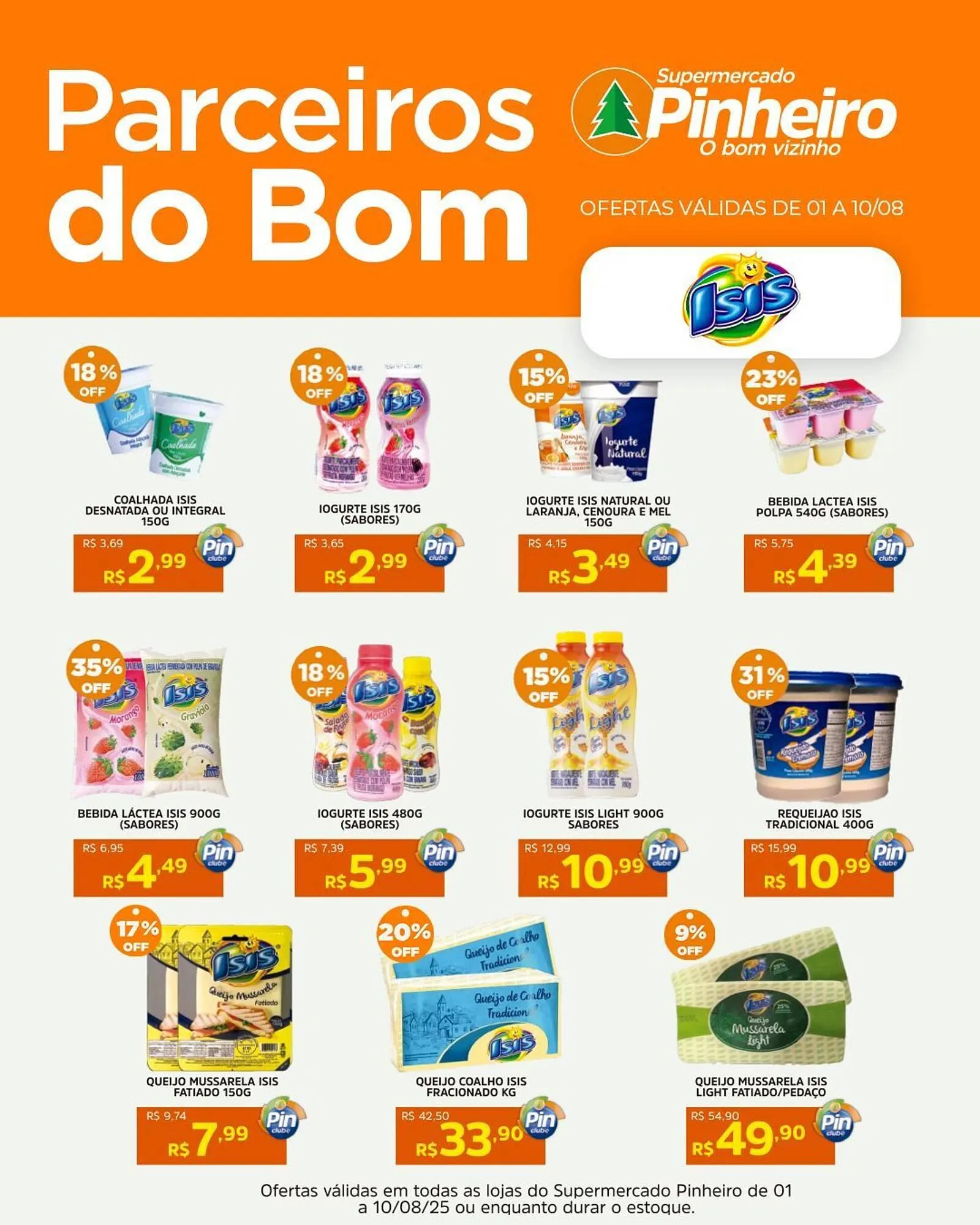 Encarte de Catálogo Pinheiro Supermercado 1 de agosto até 10 de agosto 2025 - Pagina 2