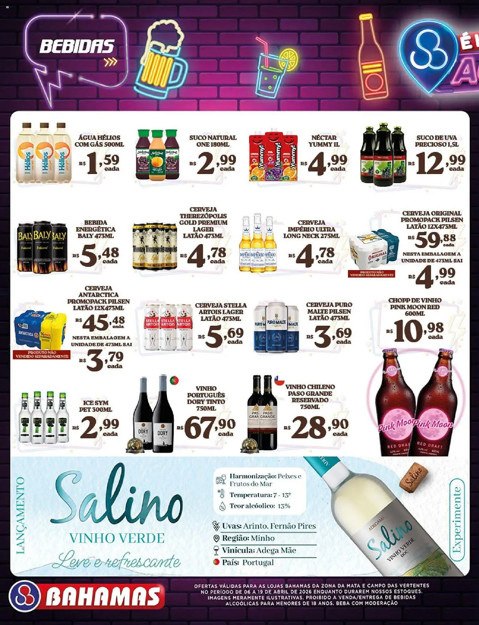 Encarte de Catálogo Bahamas Supermercados 6 de abril até 19 de abril 2026 - Pagina 10