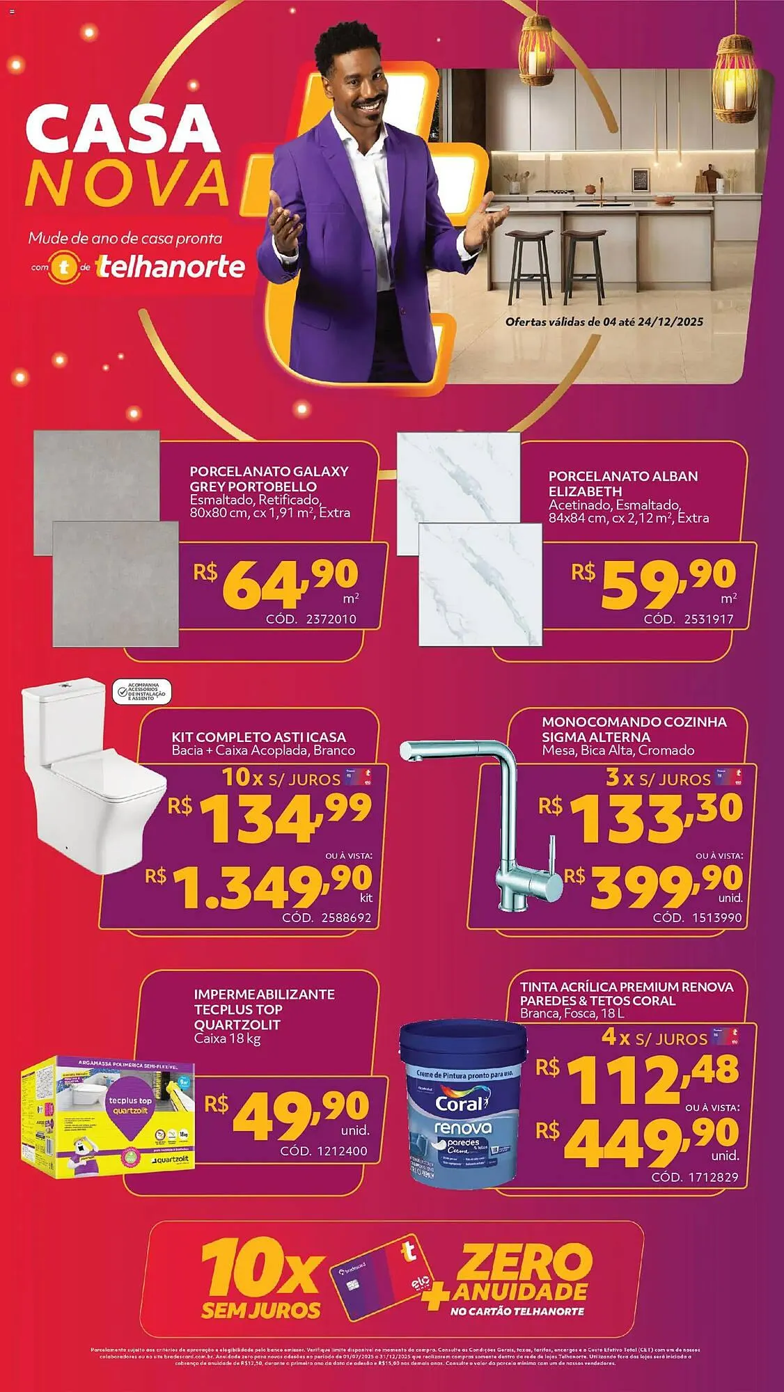 Encarte de Catálogo Telhanorte 4 de dezembro até 25 de dezembro 2025 - Pagina 1