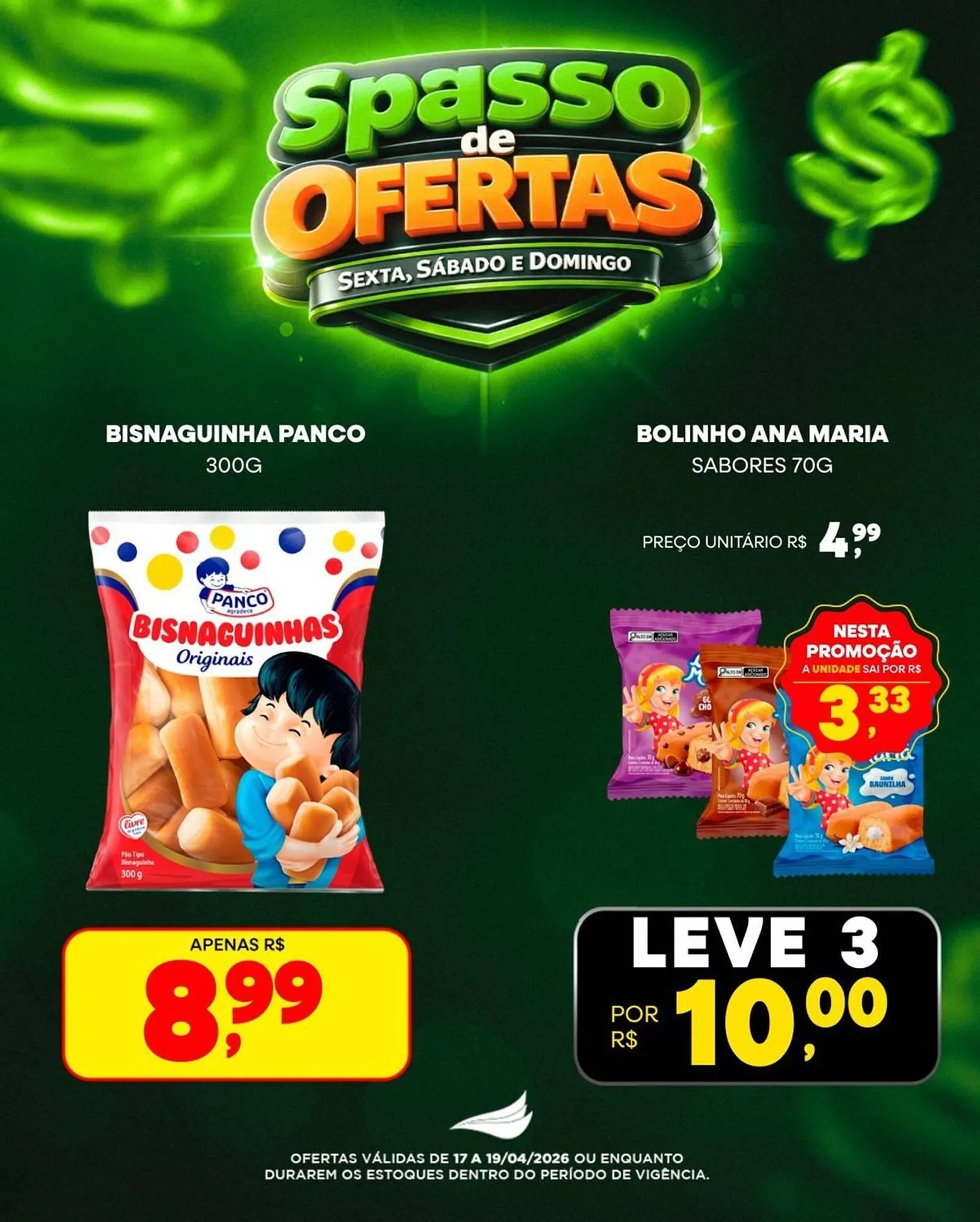 Encarte de Folheto Spasso Sabores 17 de abril até 19 de abril 2026 - Pagina 4