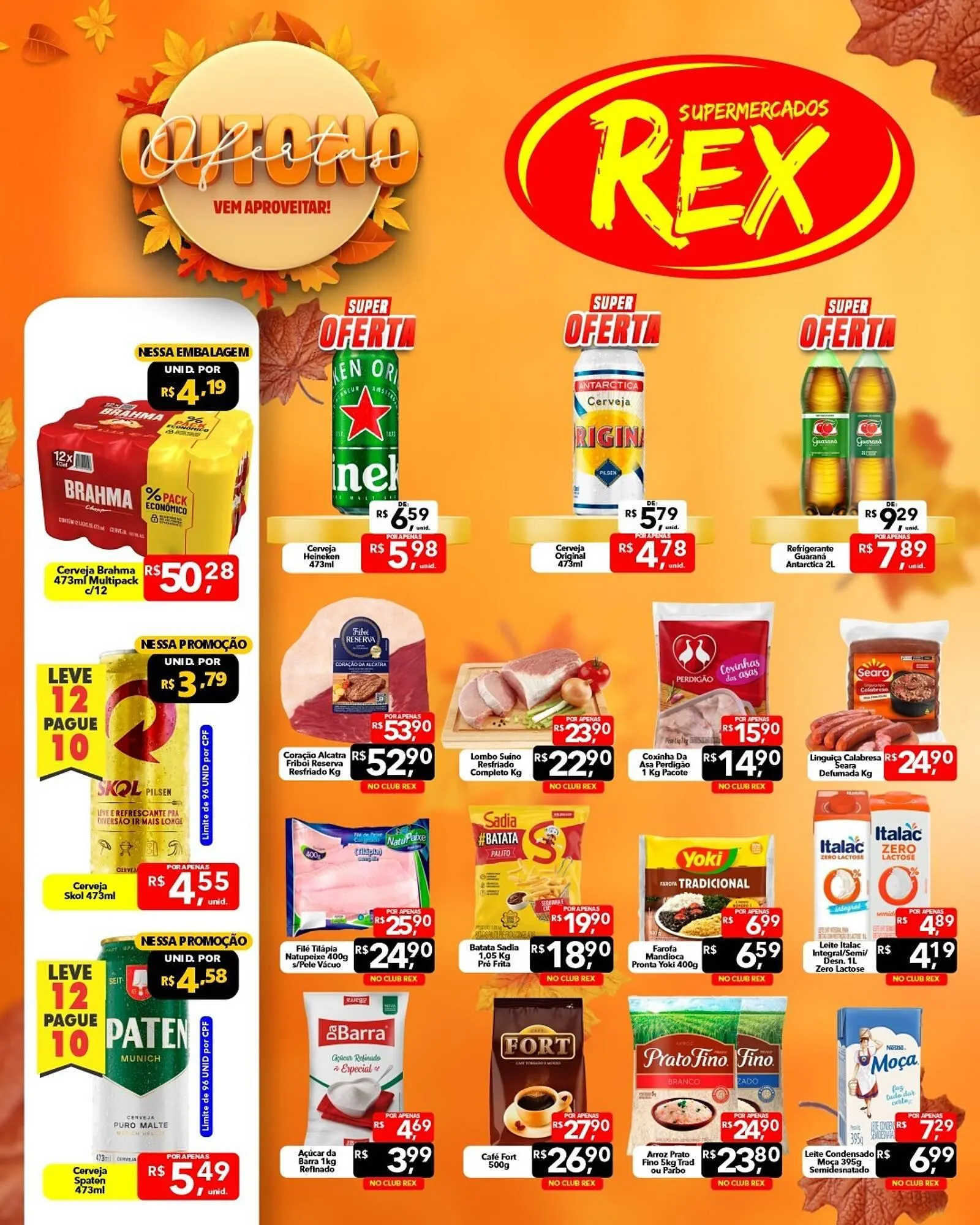 Encarte de Catálogo Supermercados Rex 20 de março até 22 de março 2026 - Pagina 1