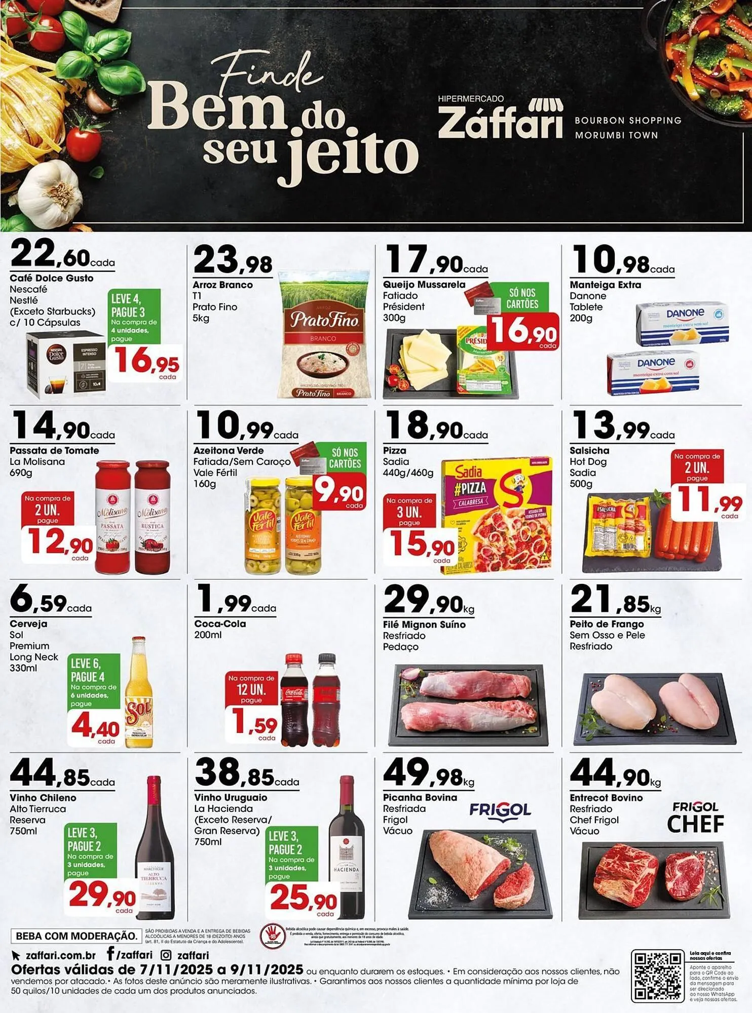 Encarte de Encarte Zaffari 7 de novembro até 9 de novembro 2025 - Pagina 1