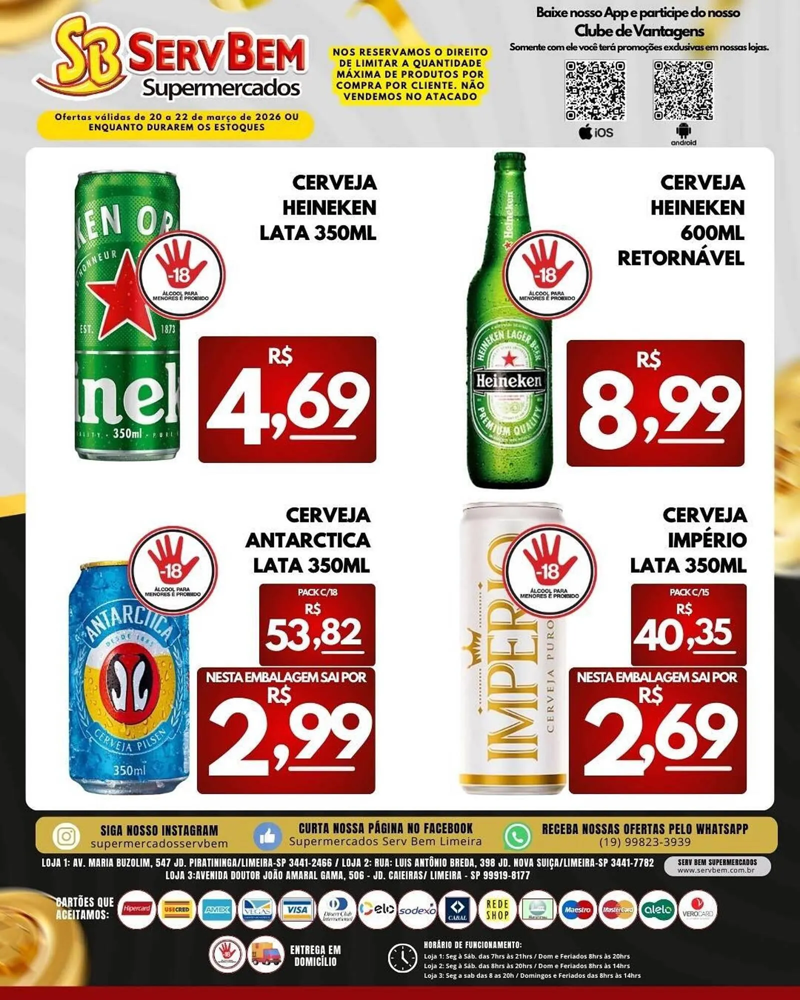 Encarte de Catálogo ServBem 20 de março até 22 de março 2026 - Pagina 1