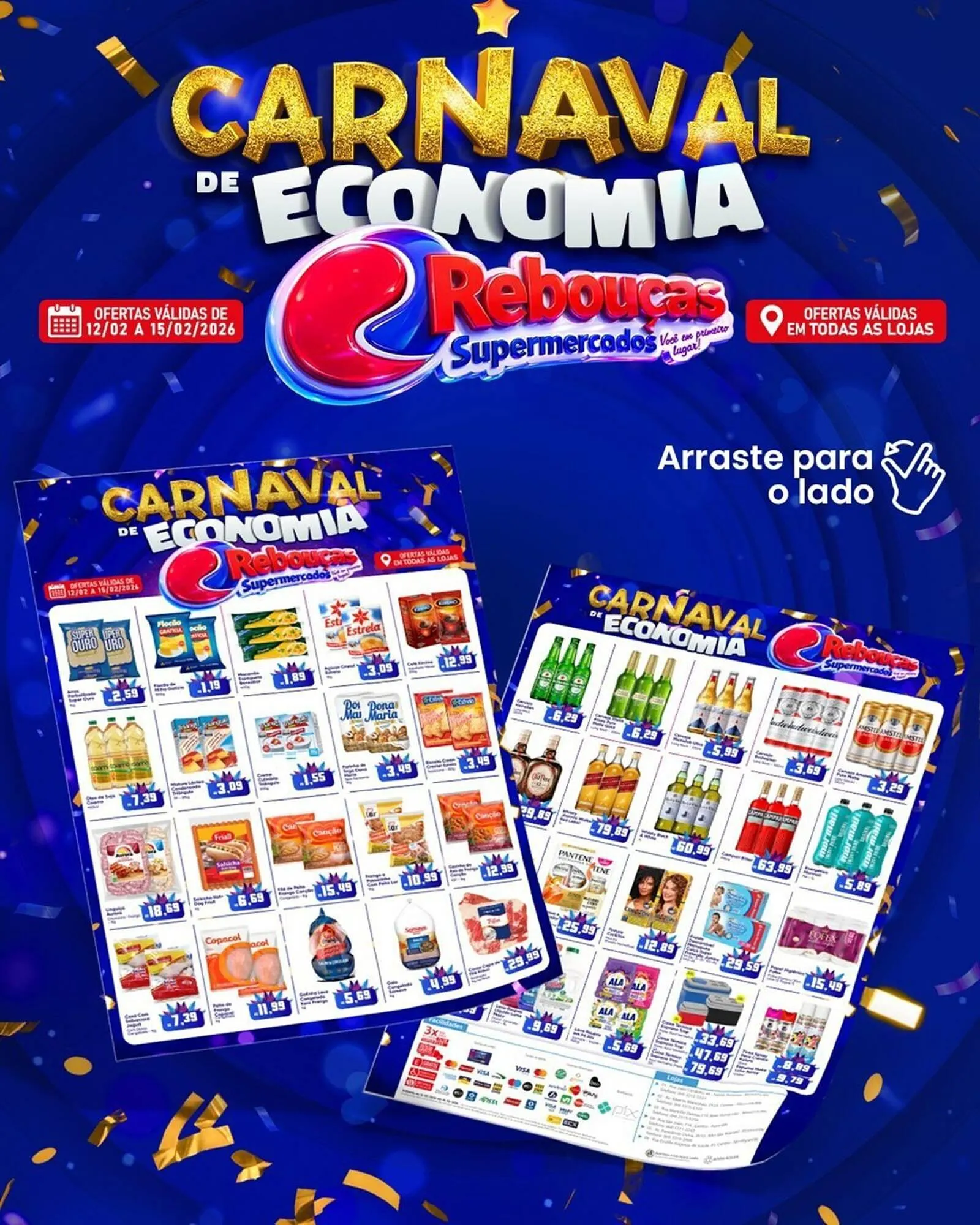Encarte de Catálogo Rebouças Supermercados 15 de fevereiro até 17 de fevereiro 2026 - Pagina 4