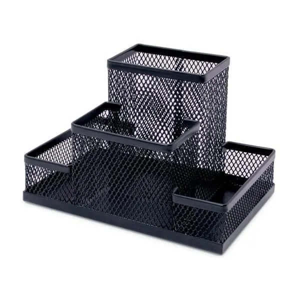 Organizador de mesa aramado, Preto, B83-318, Spiral Office - CX 1 UN