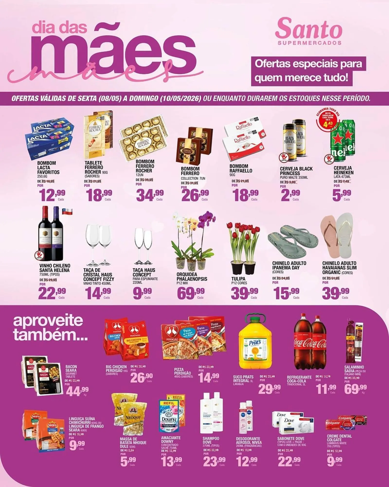 Encarte de Catálogo Santo Supermercados 6 de maio até 10 de maio 2026 - Pagina 2