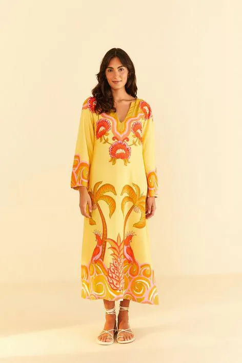 Vestido Estampado Abacatua Engenharia