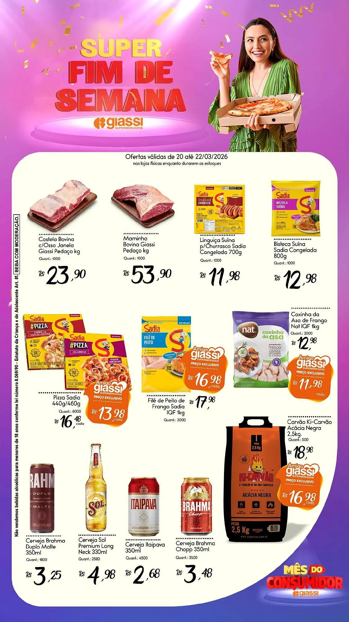 Encarte de Encarte Giassi Supermercados 20 de março até 23 de março 2026 - Pagina 2