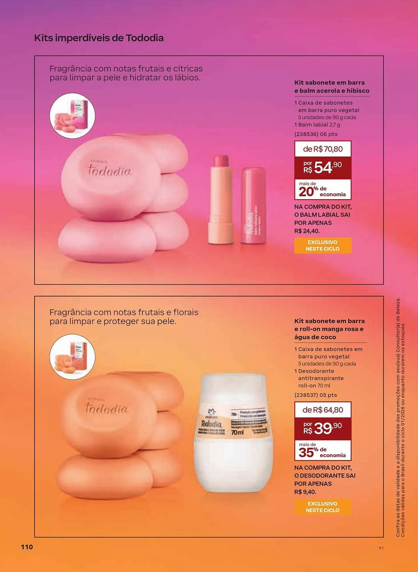 Encarte de Catálogo Natura 1 de janeiro até 31 de janeiro 2026 - Pagina 110