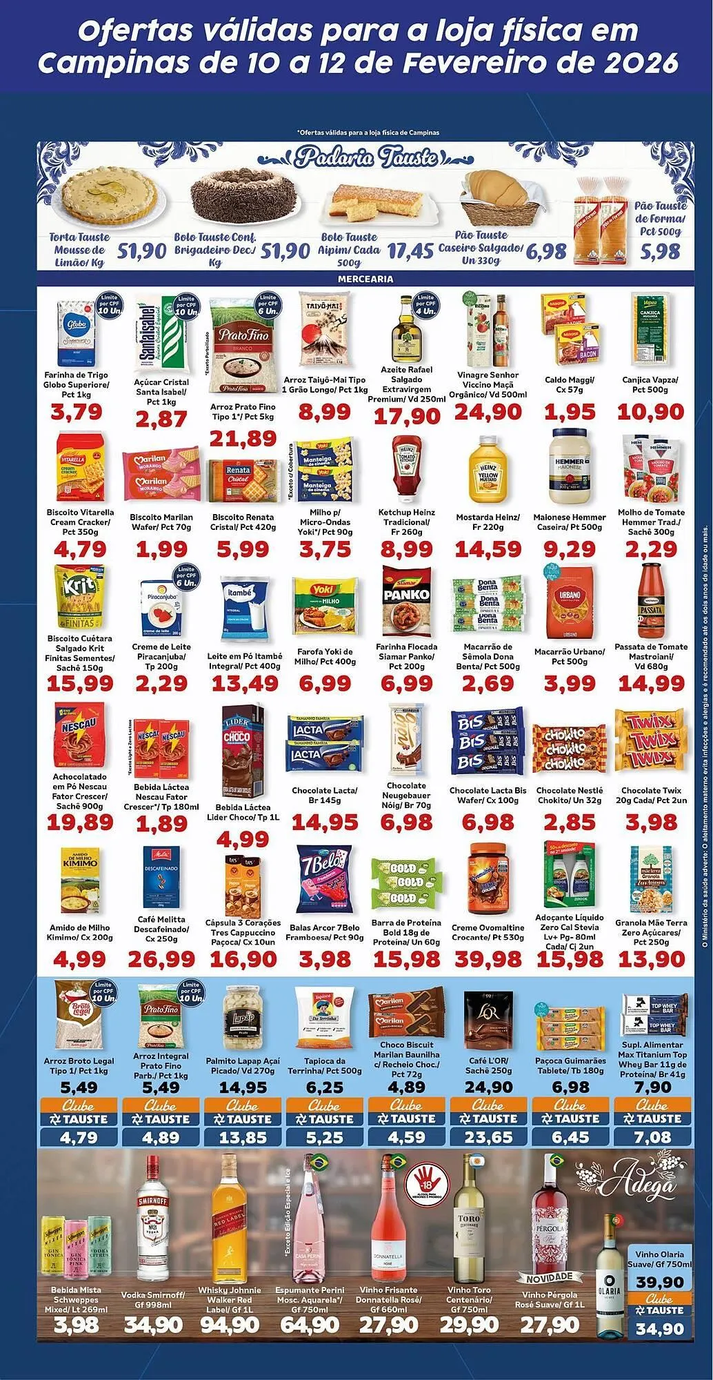 Encarte de Catálogo Supermercados Tauste 10 de fevereiro até 12 de fevereiro 2026 - Pagina 3