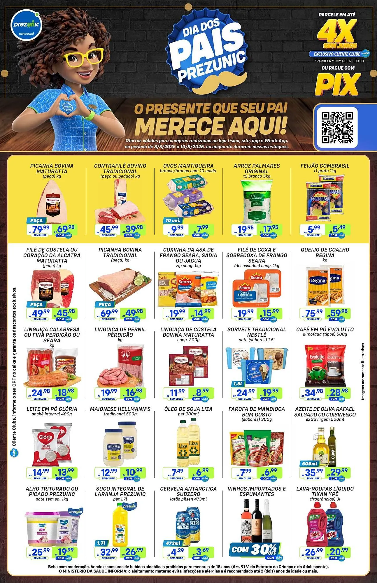 Encarte de Catálogo Prezunic 9 de agosto até 10 de agosto 2025 - Pagina 1