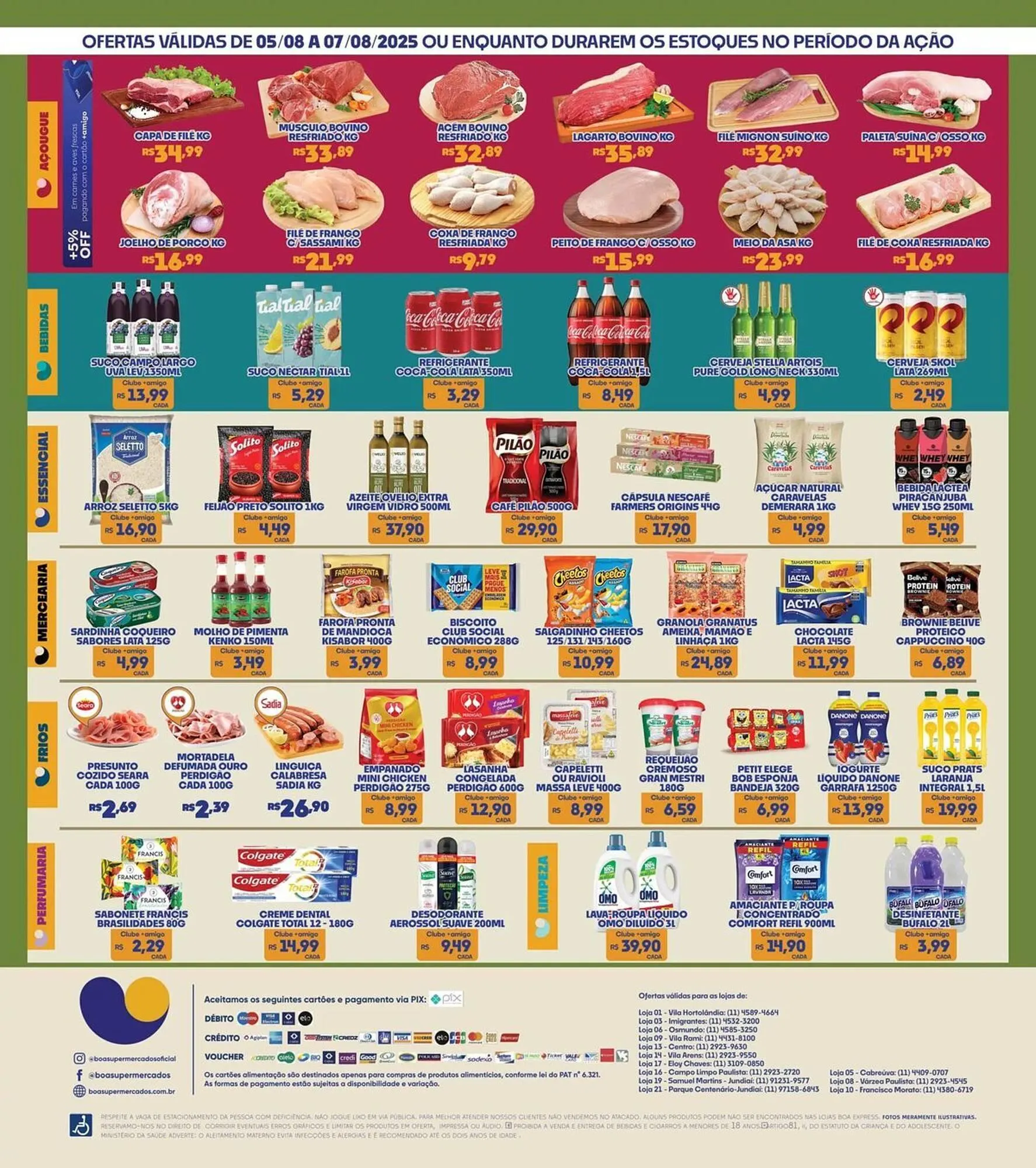 Encarte de Catálogo Boa Supermercados 5 de agosto até 7 de agosto 2025 - Pagina 2