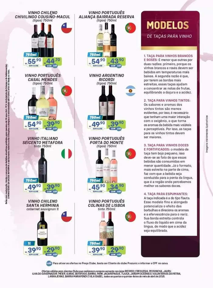 Encarte de Adega Prezunic 1 de abril até 30 de abril 2025 - Pagina 6