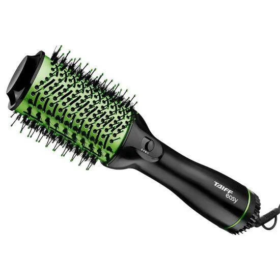 Escova Secadora Taiff Easy - 1200W de Potência - Preto/Verde