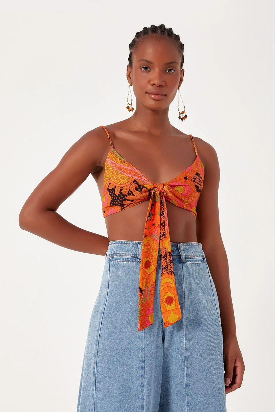 Top Amarraçao Estampa Nolita