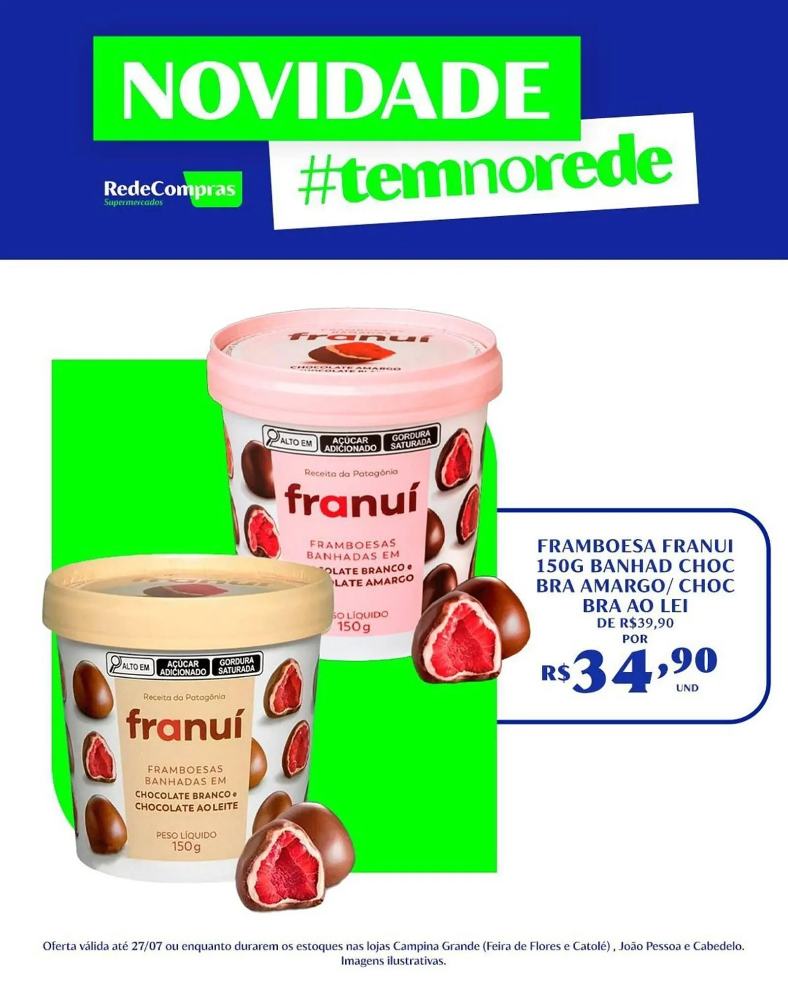 Encarte de Catálogo Rede Compras 20 de julho até 27 de julho 2025 - Pagina 1