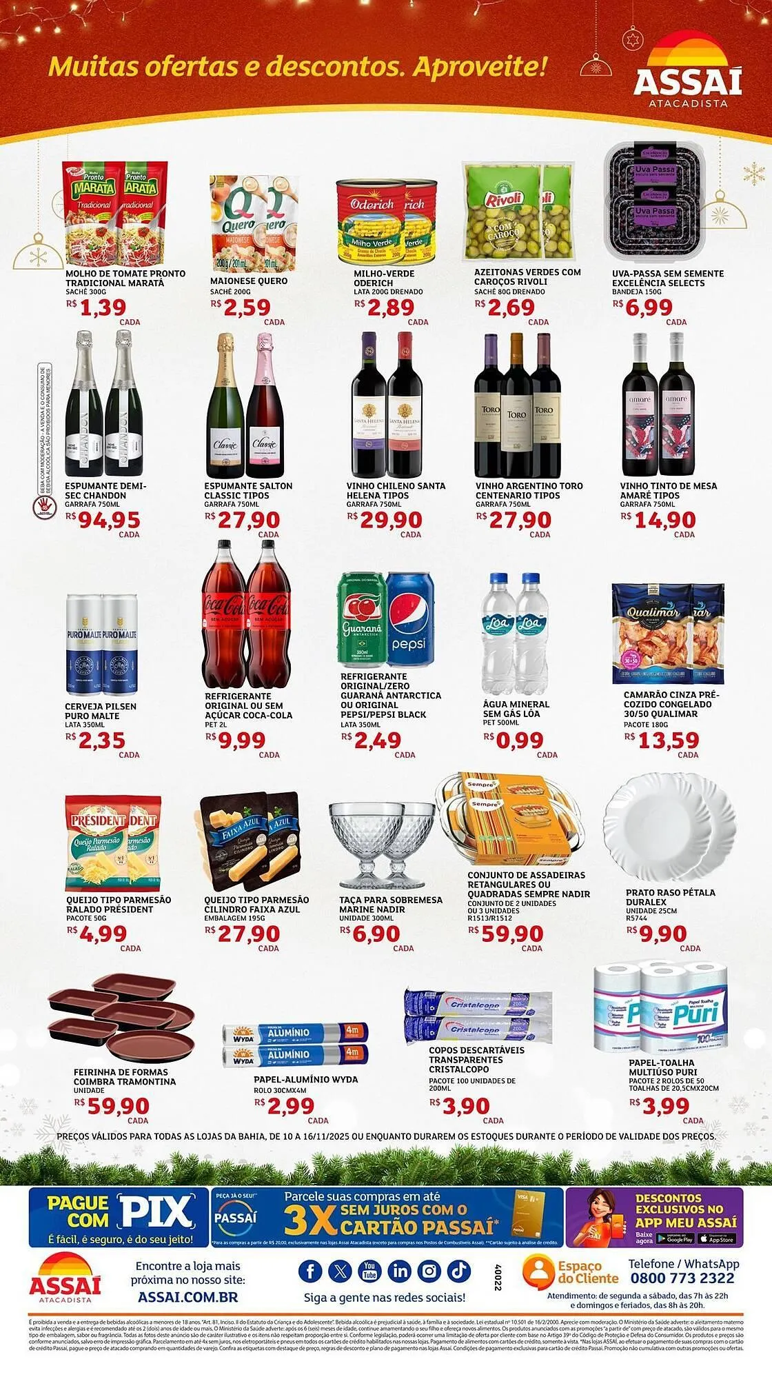 Encarte de Encarte Assaí Atacadista 10 de novembro até 16 de novembro 2025 - Pagina 2