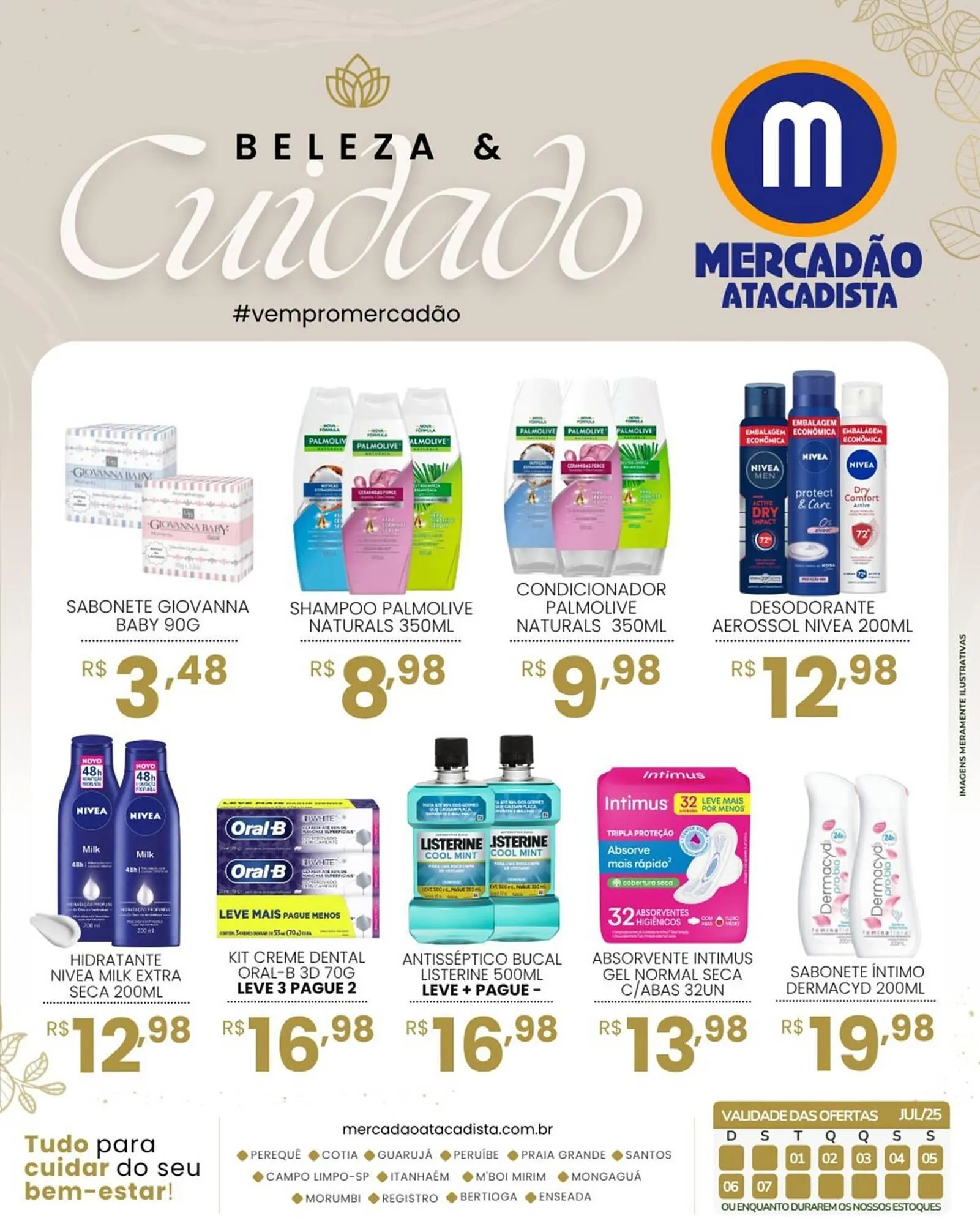 Encarte de Catálogo Mercadão Atacadista 3 de julho até 7 de julho 2025 - Pagina 1