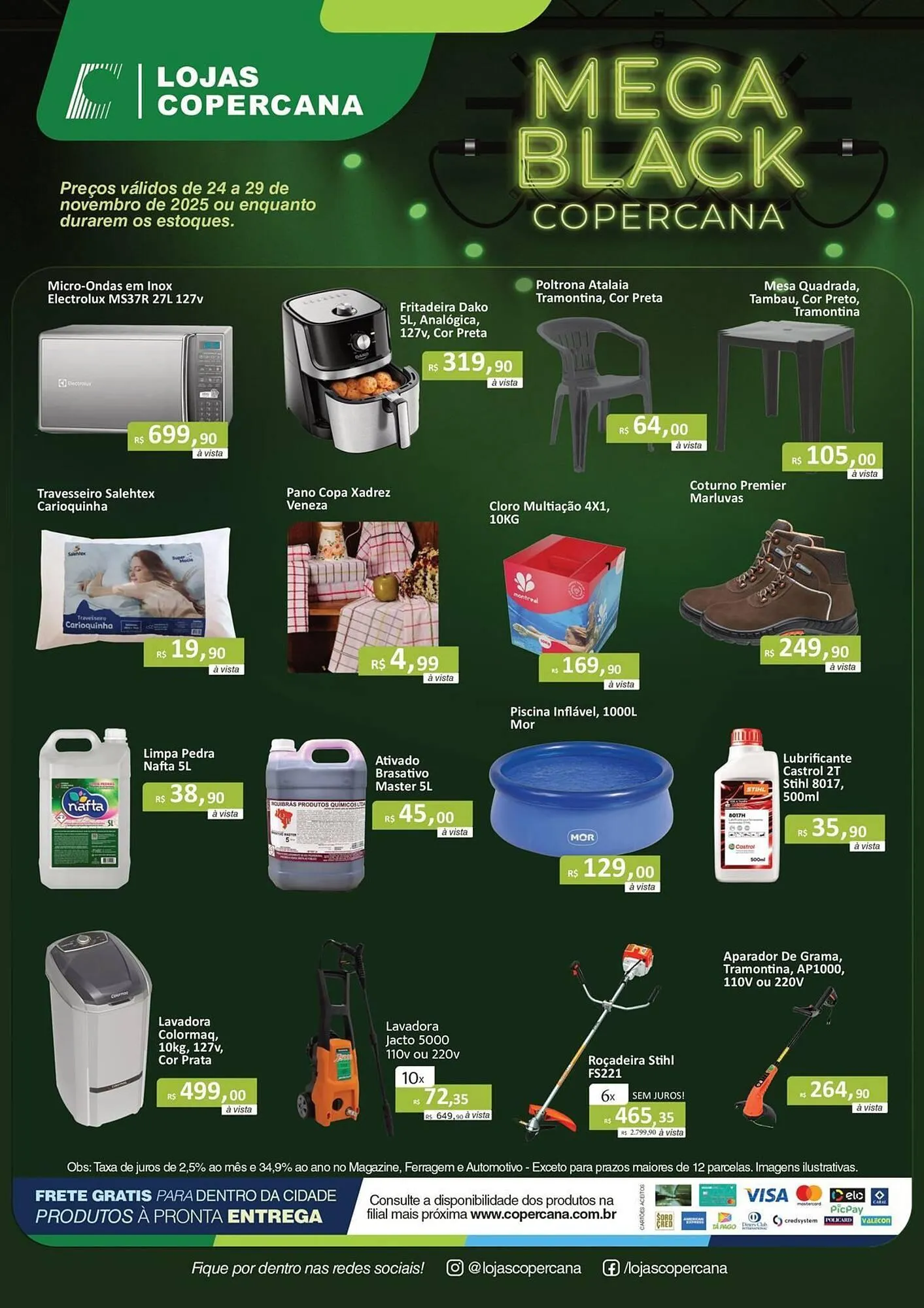Encarte de Tabloide Copercana 25 de novembro até 29 de novembro 2025 - Pagina 1