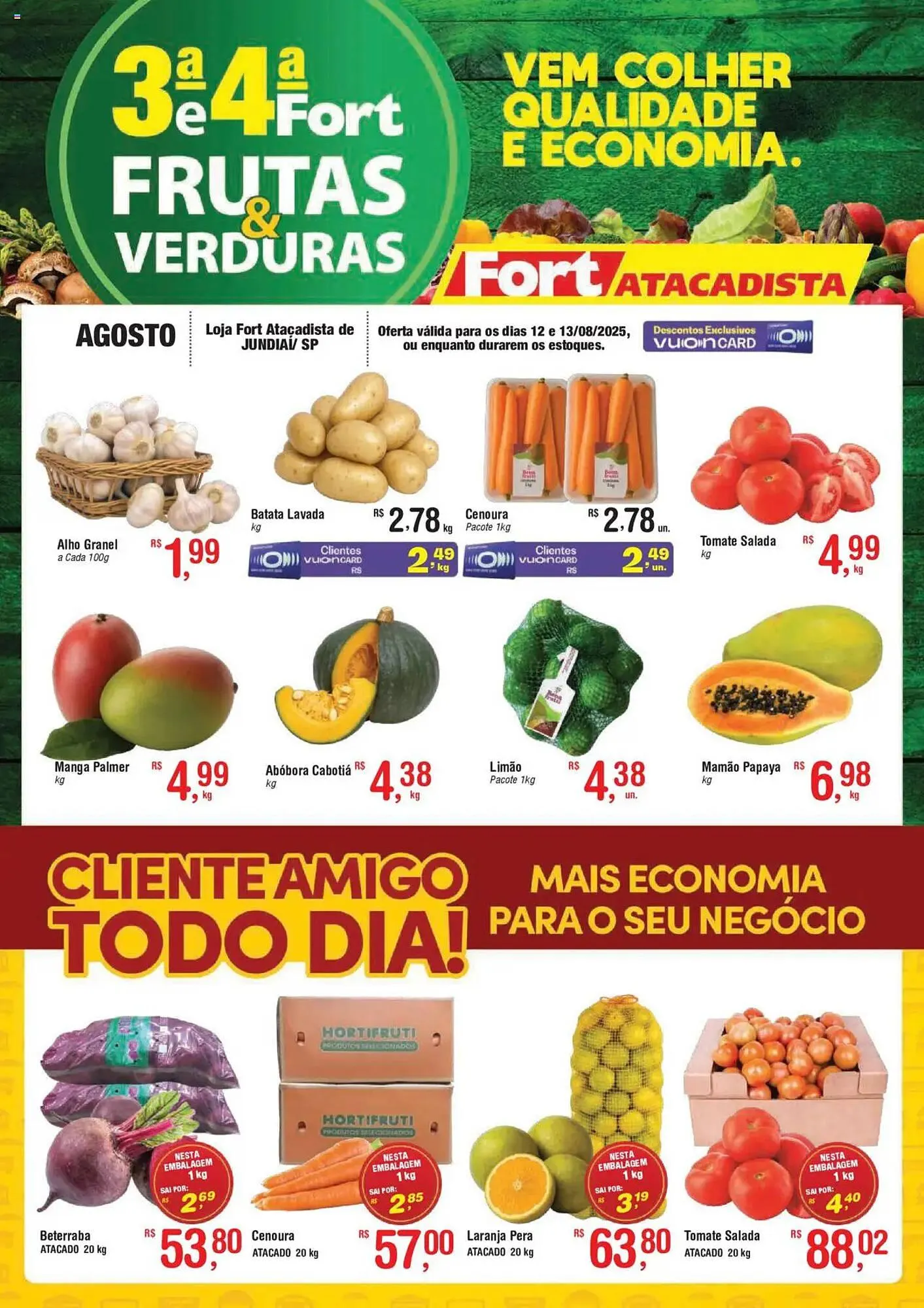 Encarte de Catálogo Fort Atacadista 12 de agosto até 13 de agosto 2025 - Pagina 1