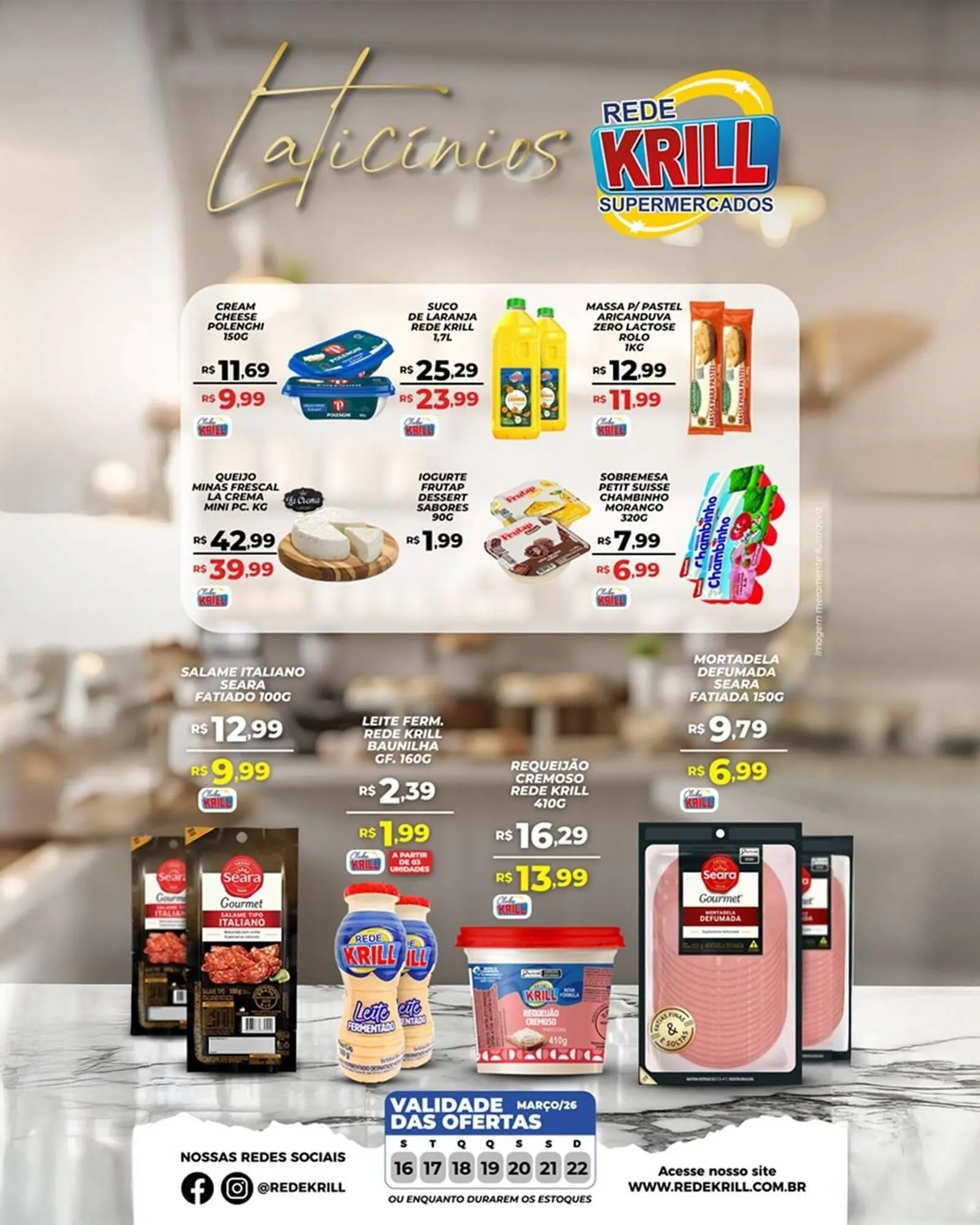 Encarte de Folheto Rede Krill 16 de março até 22 de março 2026 - Pagina 7