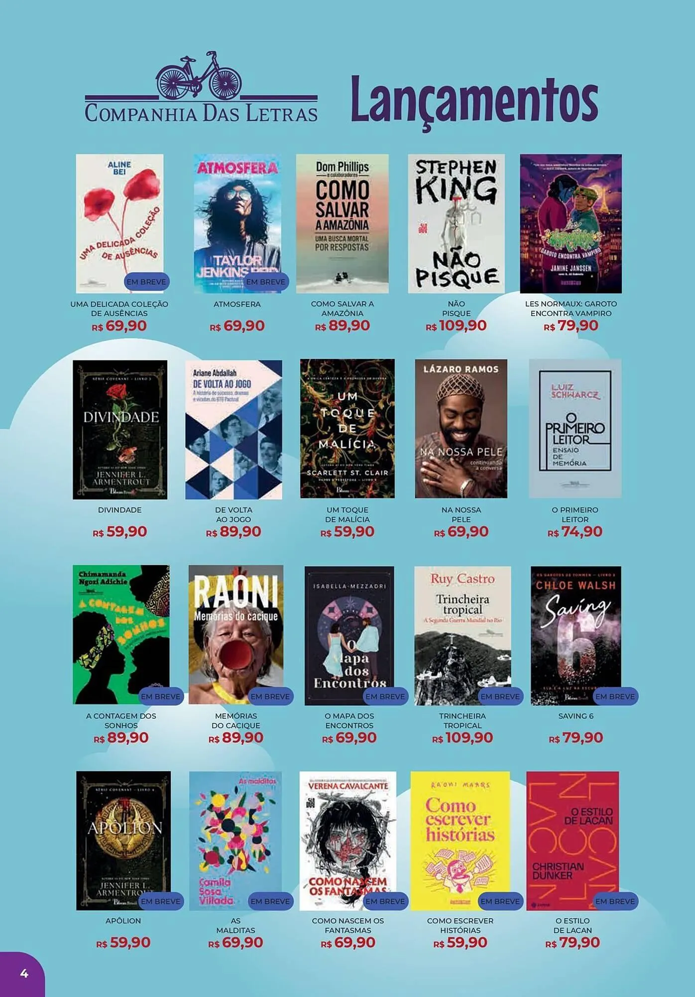 Encarte de Catálogo Livraria Leitura 27 de maio até 13 de julho 2025 - Pagina 4