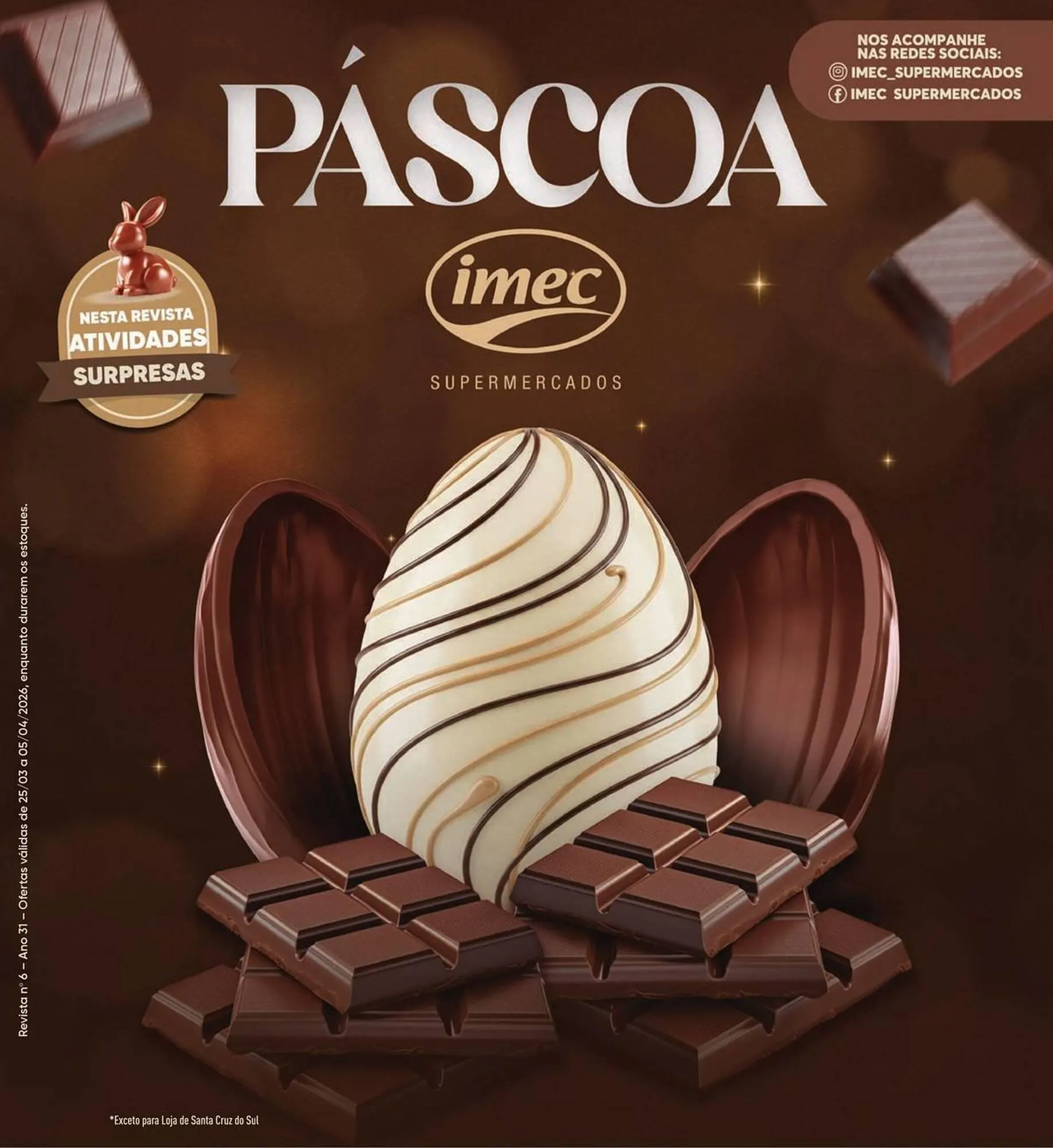 Encarte de Catálogo Imec Supermercados 25 de março até 5 de abril 2026 - Pagina 1