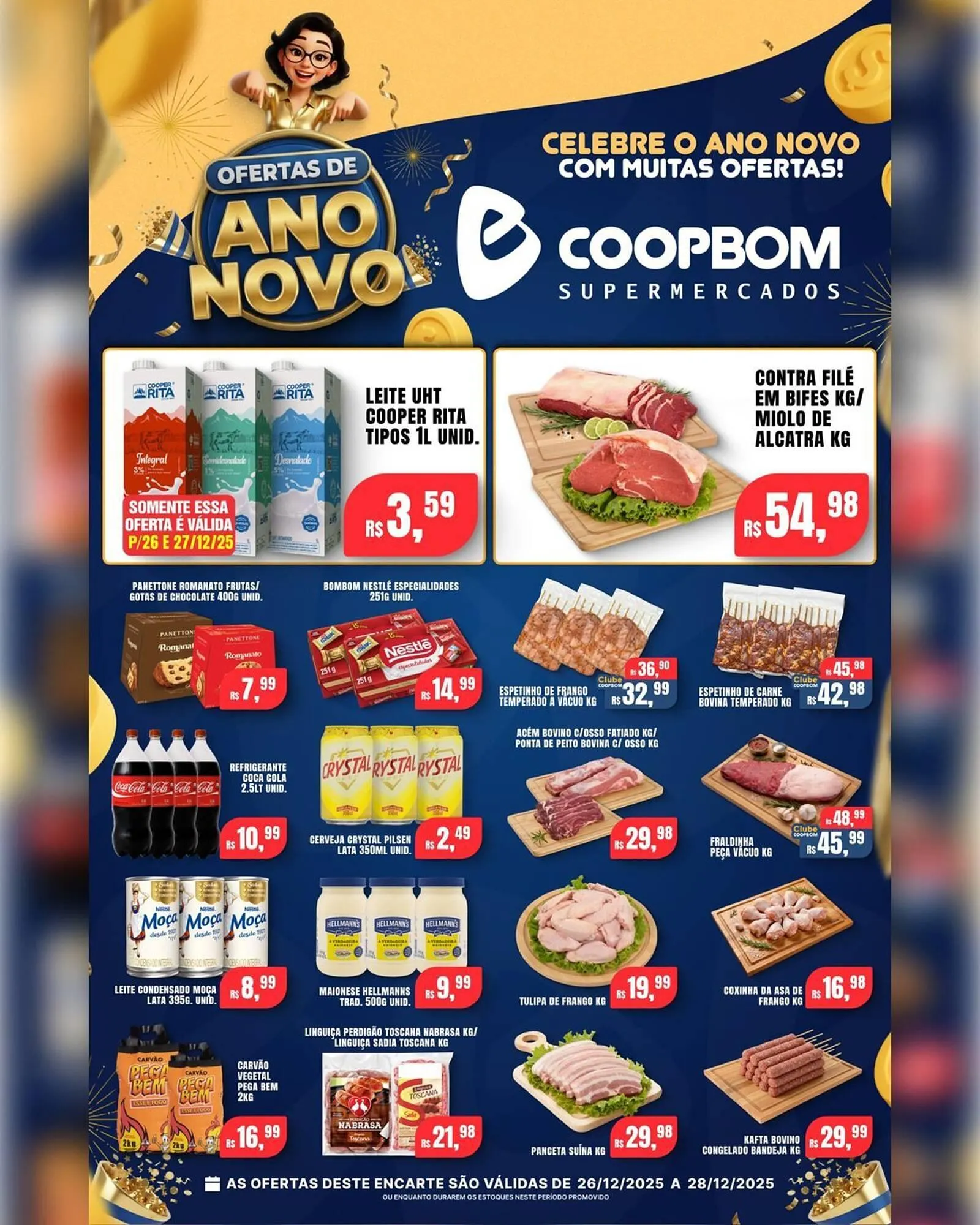 Encarte de Tabloide CoopBom 26 de dezembro até 28 de dezembro 2025 - Pagina 1