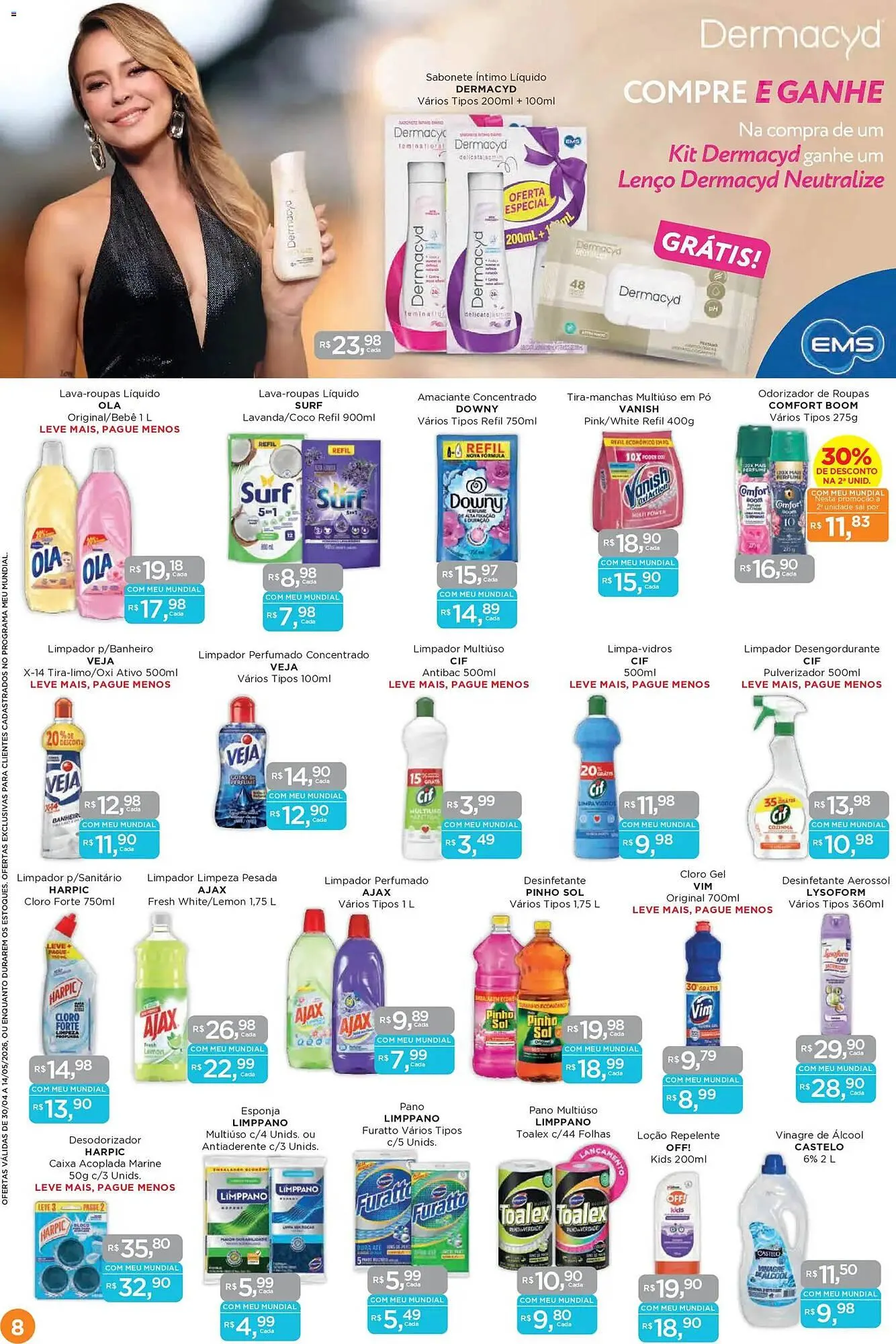 Encarte de Encarte Supermercados Mundial 30 de abril até 15 de maio 2026 - Pagina 8