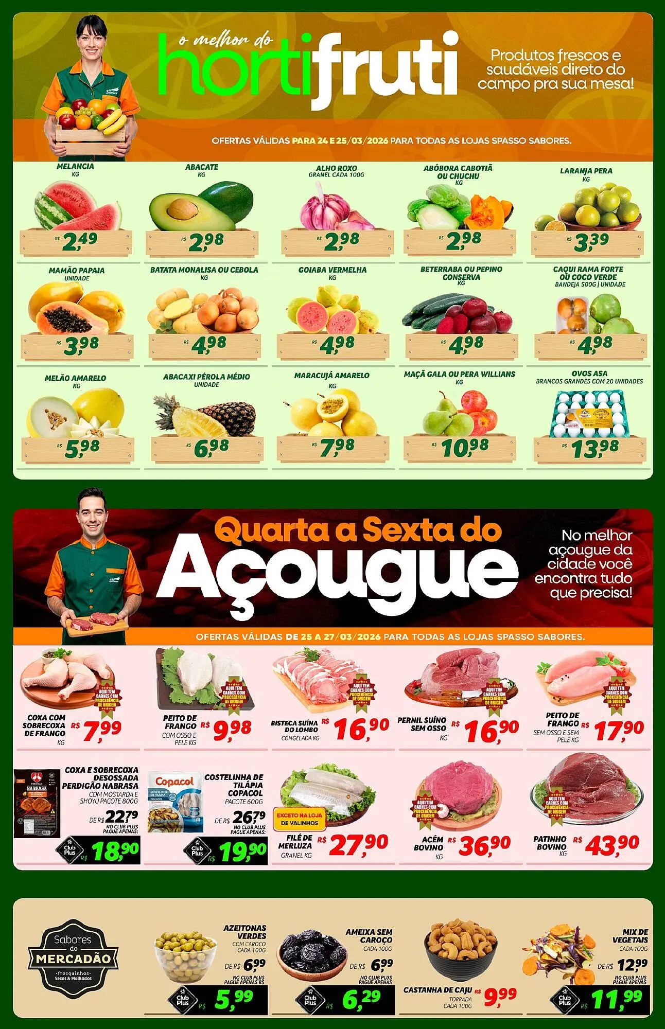 Encarte de Folheto Spasso Sabores 24 de março até 28 de março 2026 - Pagina 2