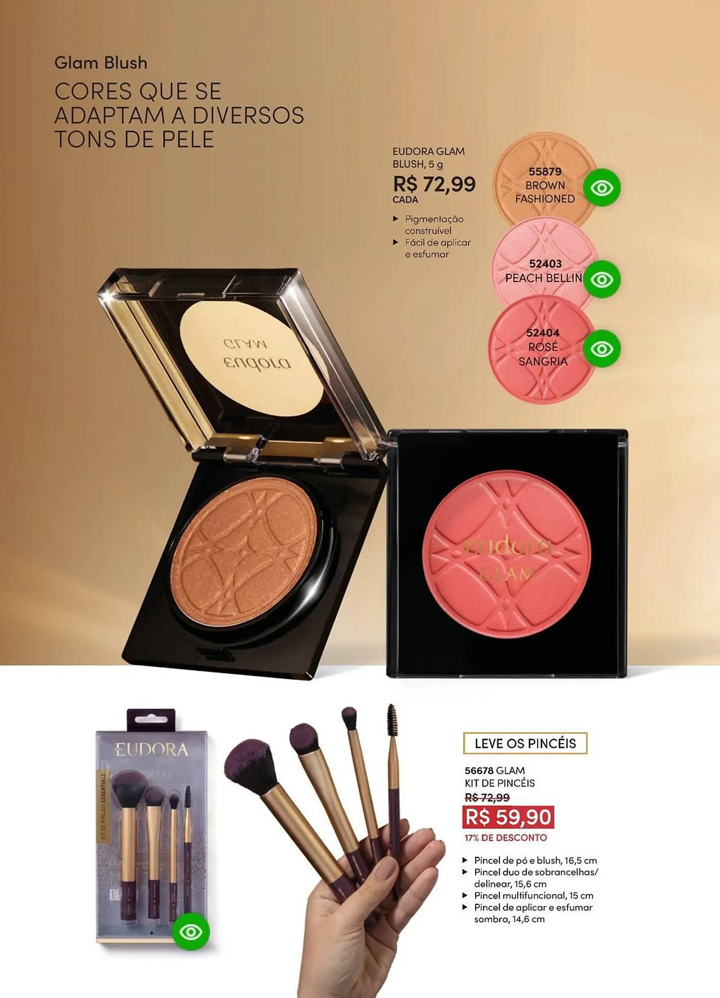 Encarte de Catálogo Eudora 4 de junho até 30 de junho 2025 - Pagina 44