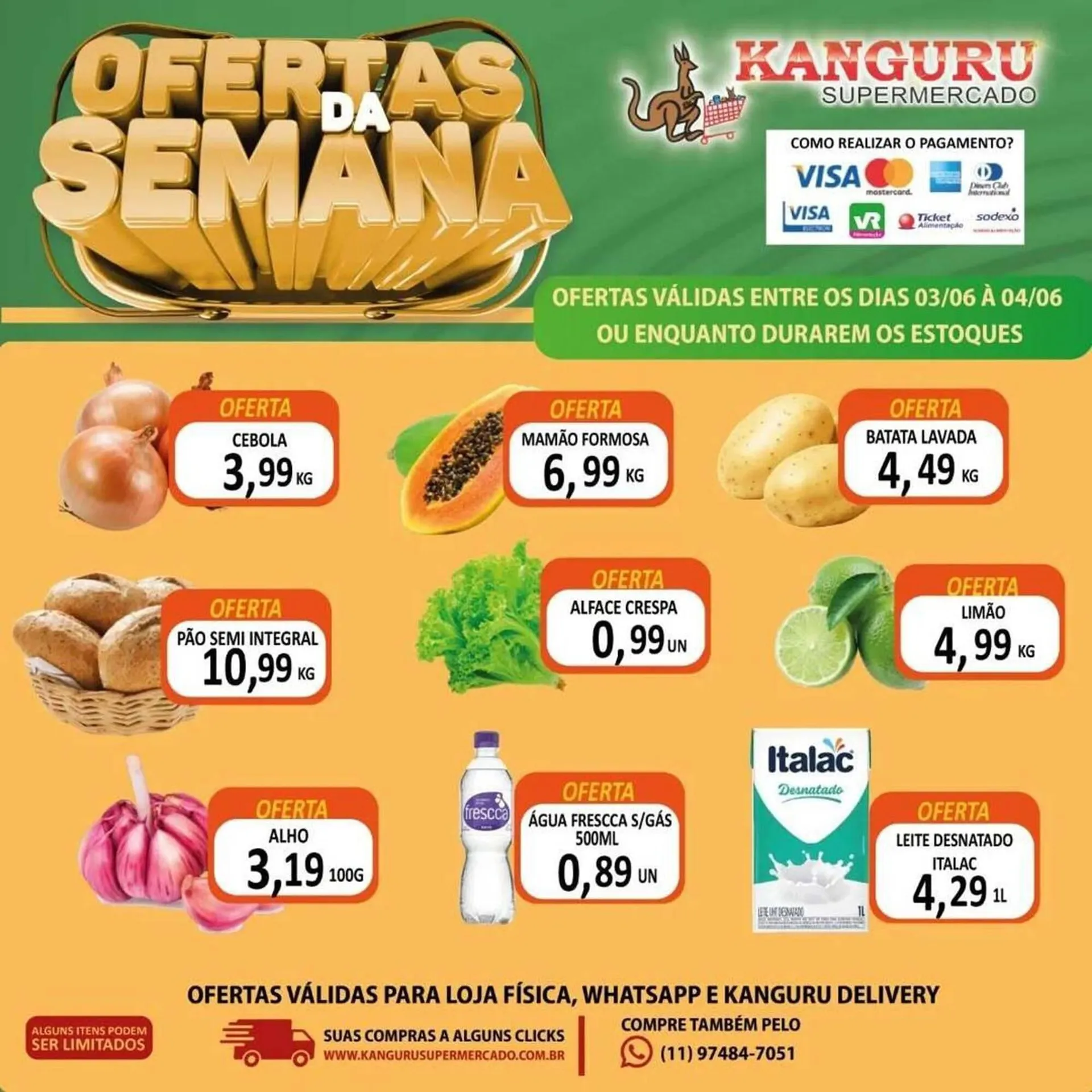 Encarte de Catálogo Kanguru Supermercado 3 de junho até 4 de junho 2026 - Pagina 1