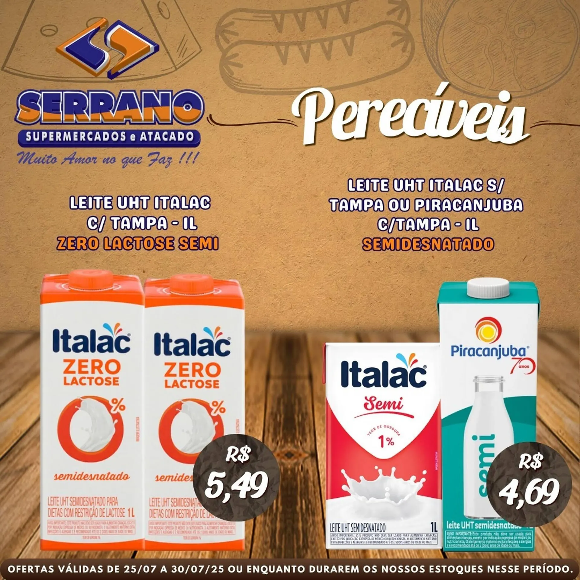 Encarte de Catálogo Serrano Supermercado 25 de julho até 30 de julho 2025 - Pagina 2