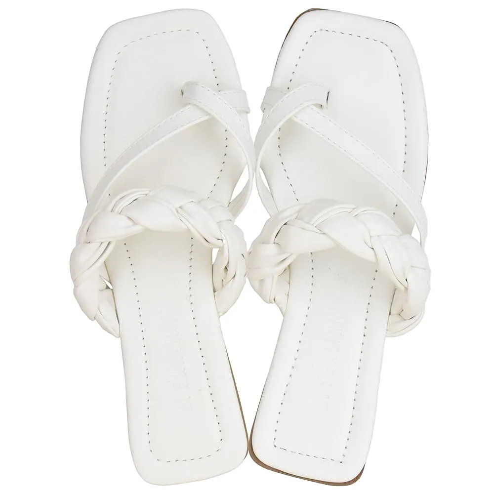 RASTEIRA TIRAS CRUZADAS TRANÇA DI SANTINNI 126.701