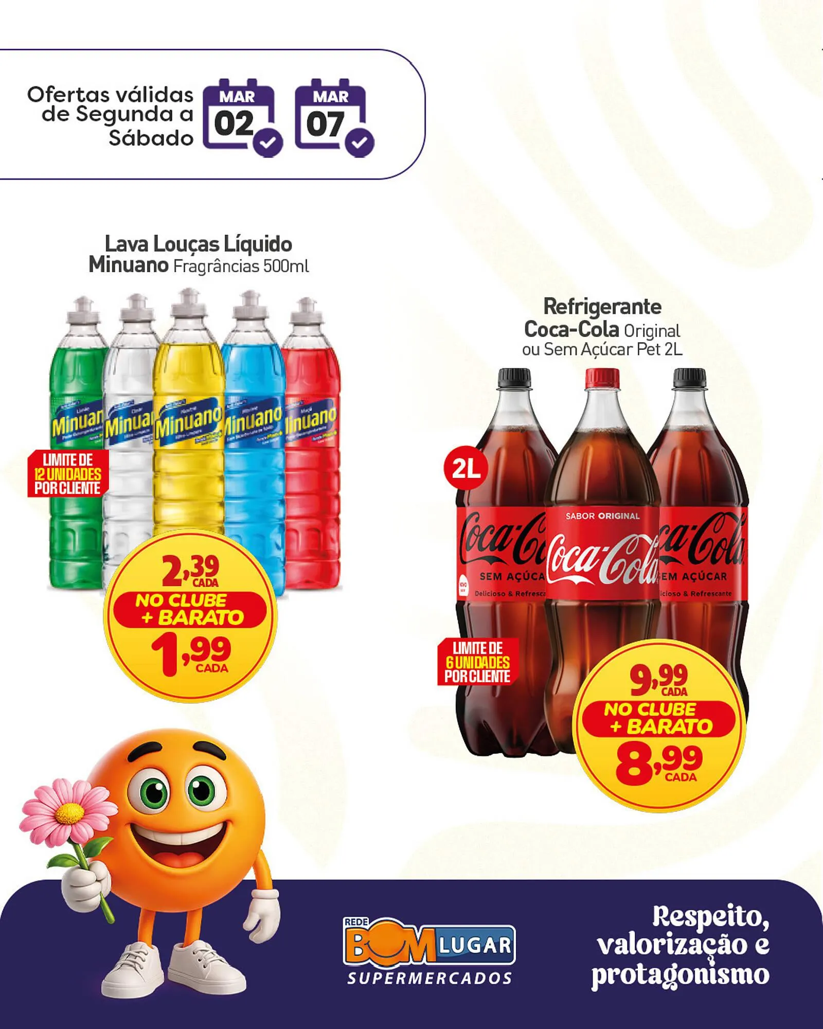 Encarte de Folheto Rede Bom Lugar 5 de março até 7 de março 2026 - Pagina 2