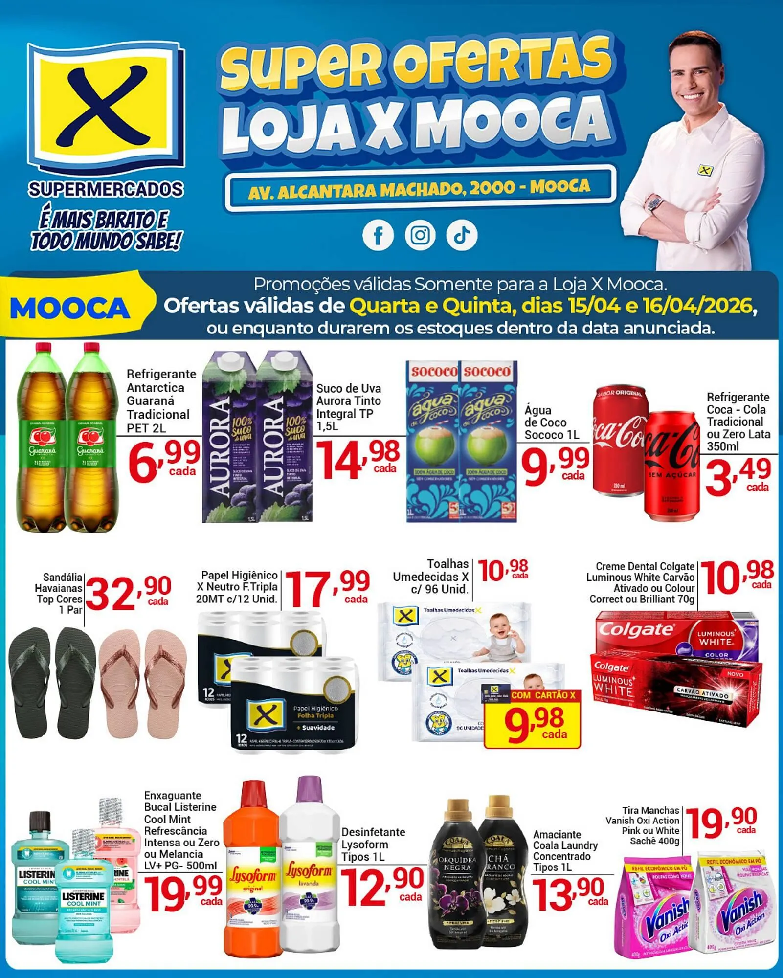 Encarte de Folheto X Supermercados 15 de abril até 16 de abril 2026 - Pagina 3