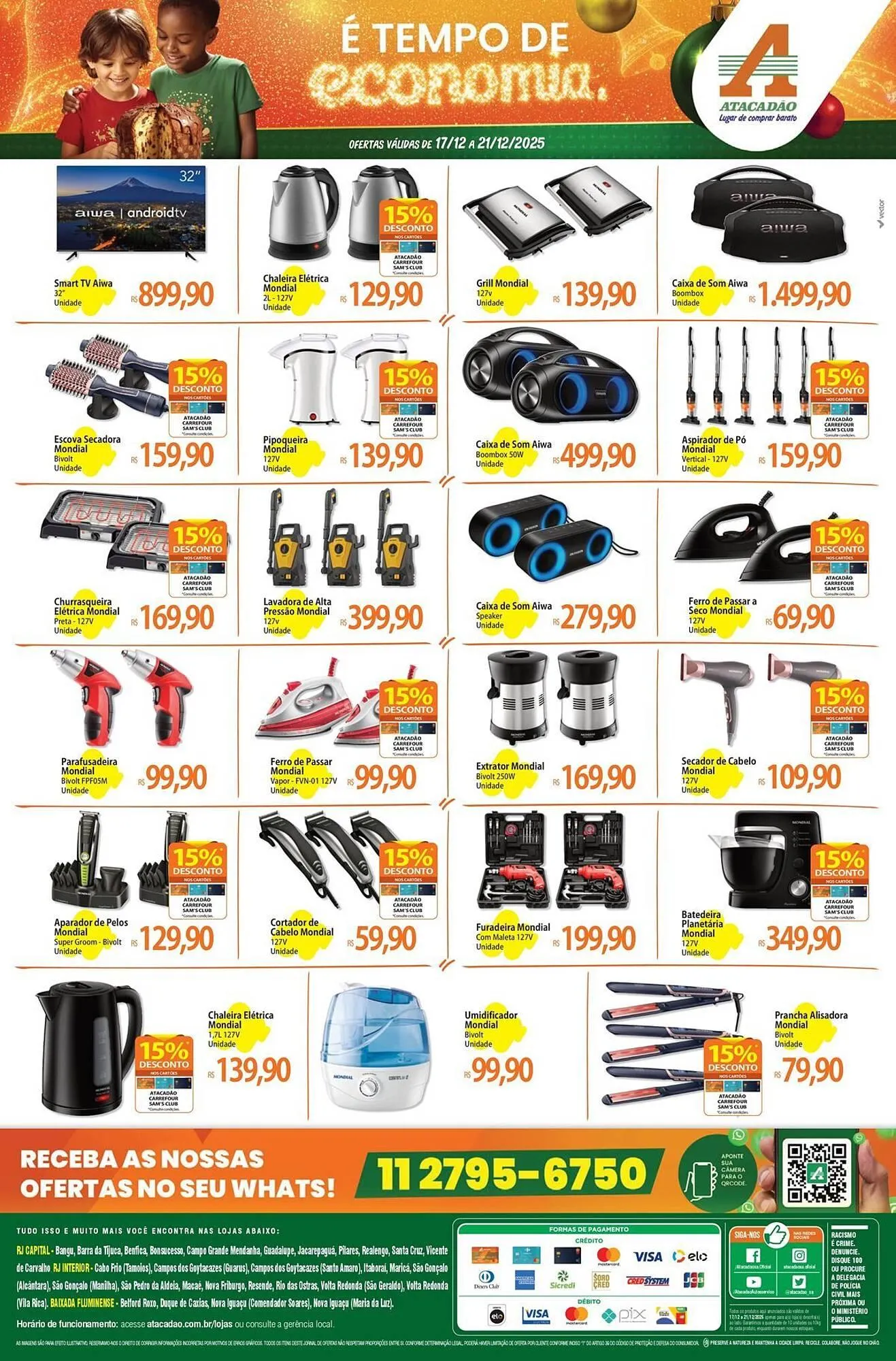 Encarte de Folheto Atacadão 17 de dezembro até 21 de dezembro 2025 - Pagina 2